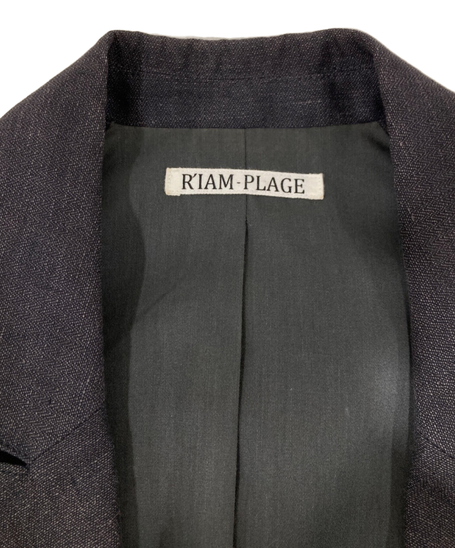 中古・古着通販】R'IAM-PLAGE (リアムプラージュ) リネン混ダブル