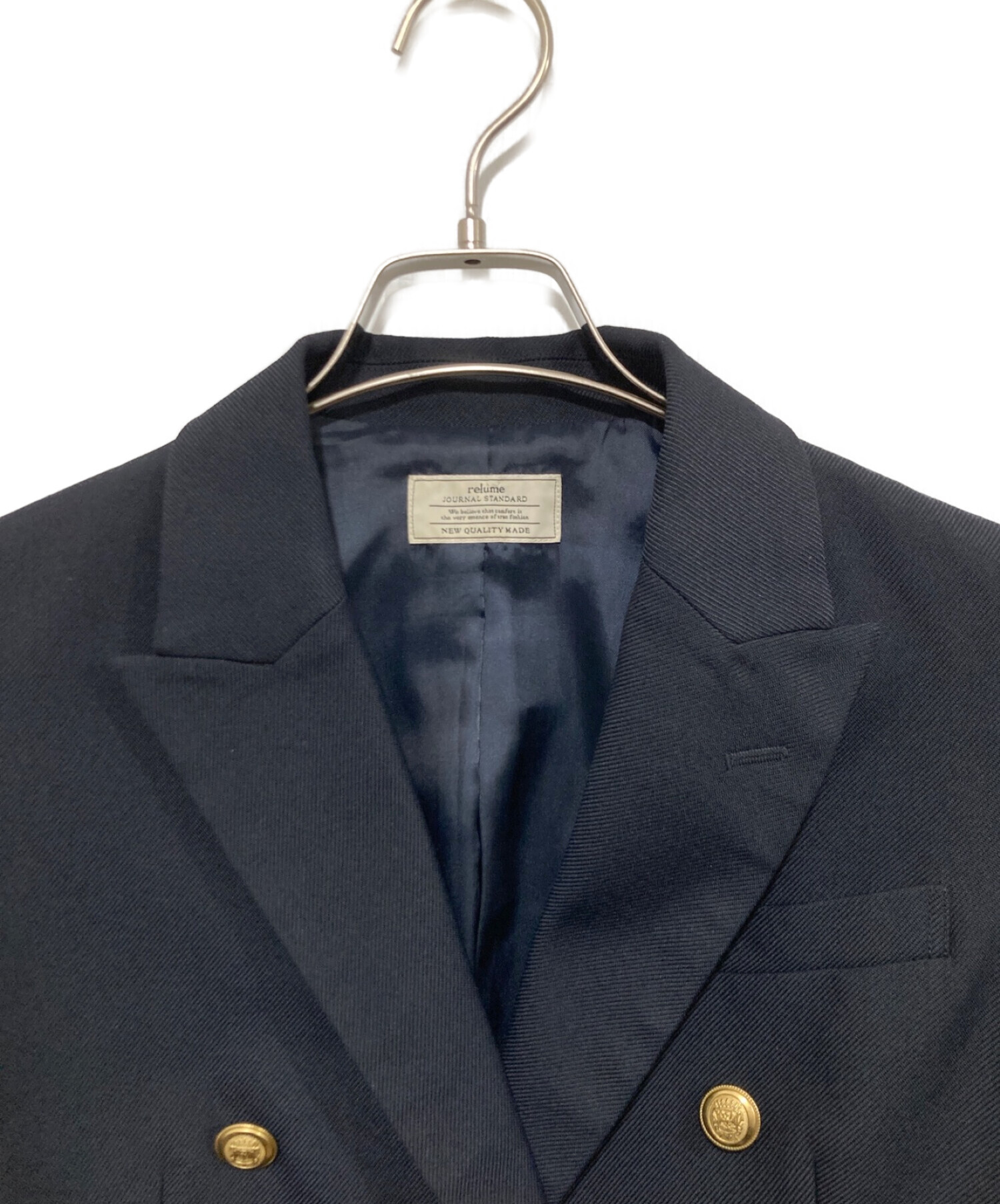 JOURNAL STANDARD relume T/Wギャバ ネイビー ブレザー 楽天市場】T/Wギャバ NAVY ブレザー JOURNAL STANDARD relume