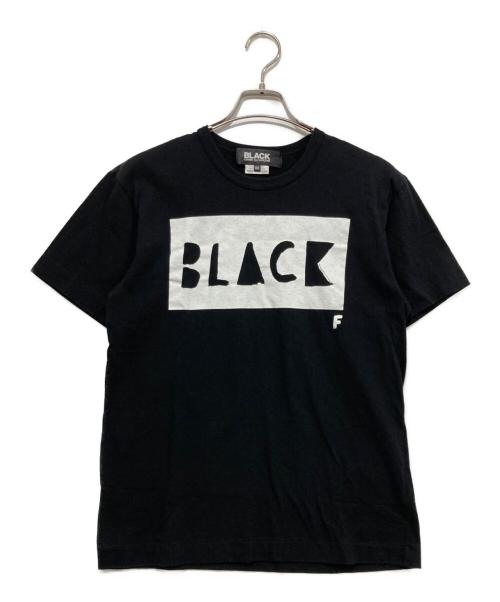 【良品】ブラックコムデギャルソン　幾何学柄　ペイントＴシャツ　BLACK BLACK COMME des GARCONS(ブラックコムデギャルソン) ペイント