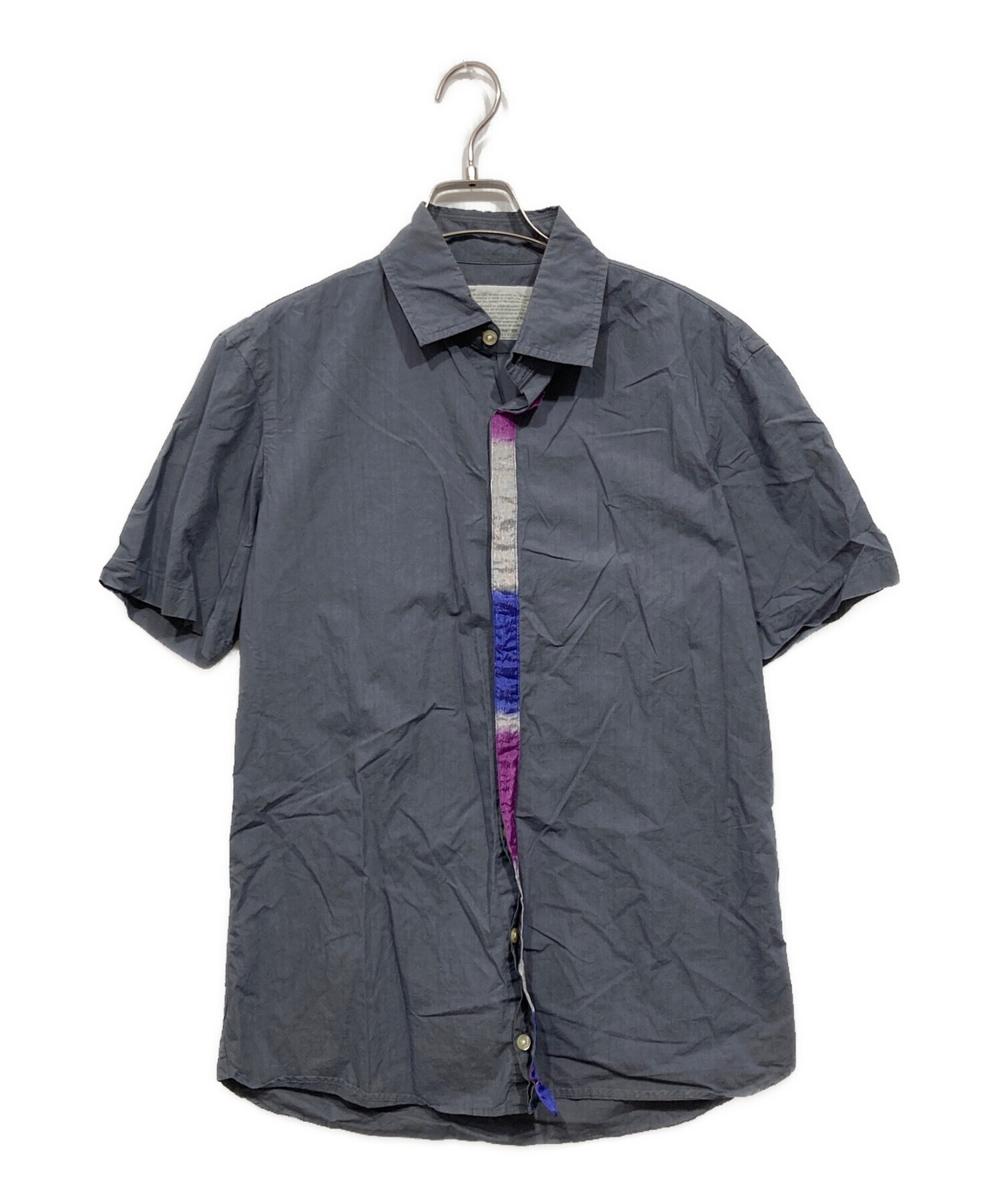 中古・古着通販】KOLOR (カラー) 半袖シャツ グレー サイズ:2 