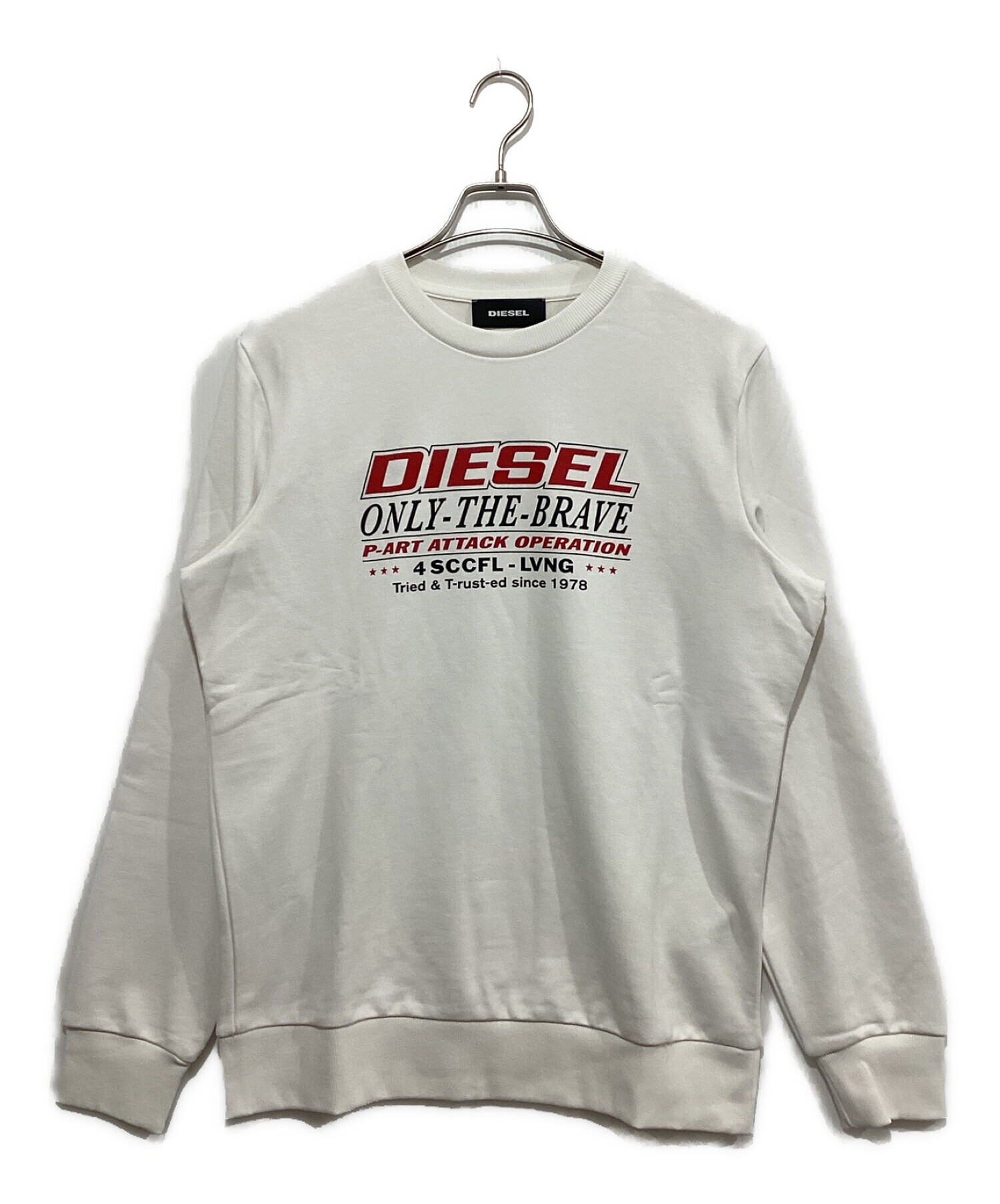 中古・古着通販】DIESEL (ディーゼル) ロゴプリントスウェット 中古・古着通販】DIESEL (ディーゼル) ロゴプリントスウェット