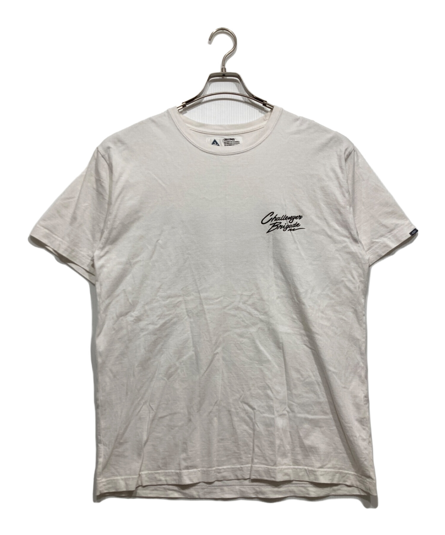 中古・古着通販】CHALLENGER (チャレンジャー) SIGNATURE Tee ホワイト 