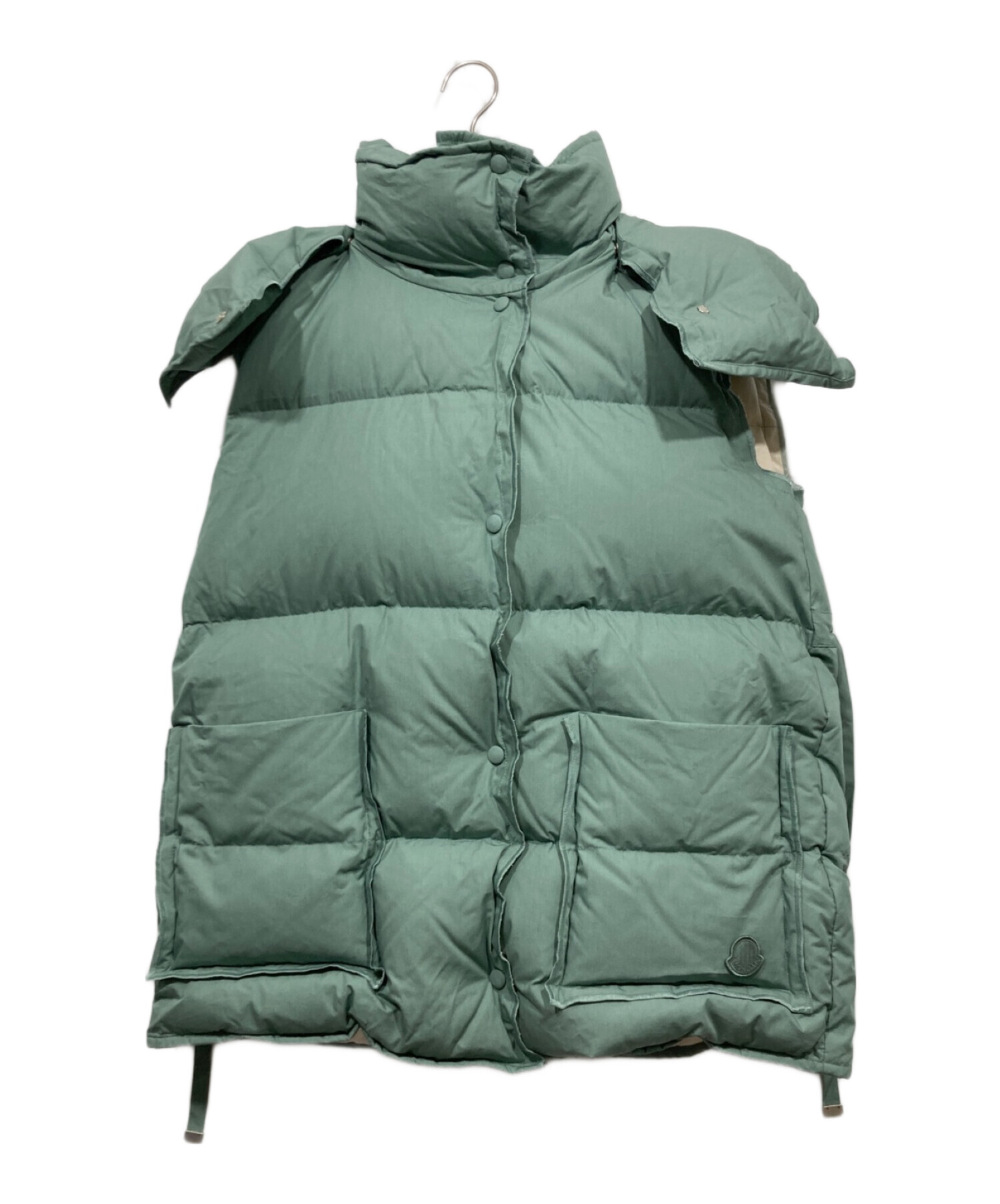 中古・古着通販】MONCLER (モンクレール) BATTY ダウンベスト グリーン