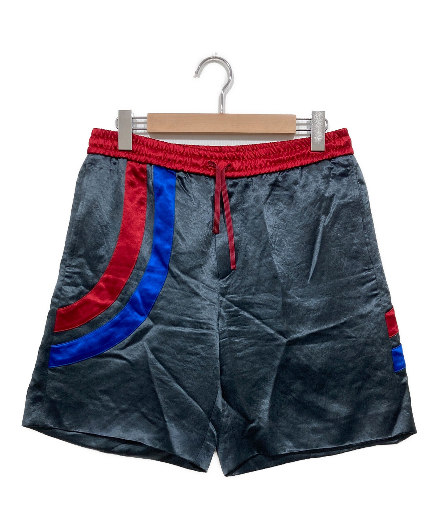 中古・古着通販】GUCCI (グッチ) サテンハーフパンツ グリーン サイズ