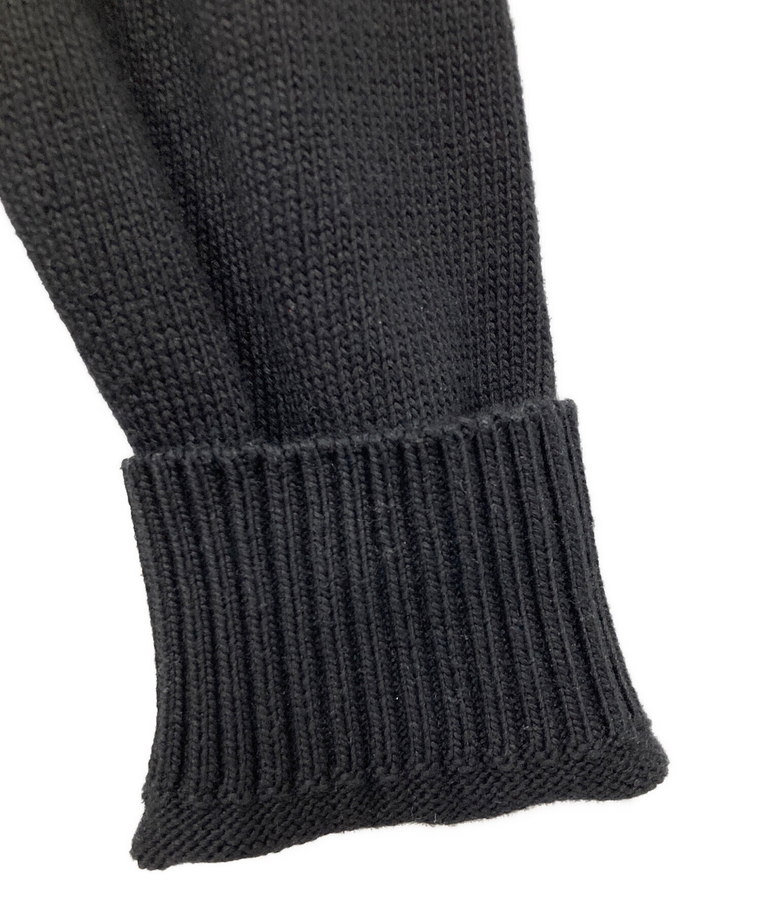 中古・古着通販】DRAWER (ドゥロワー) 7Gコットン天竺編みVネック