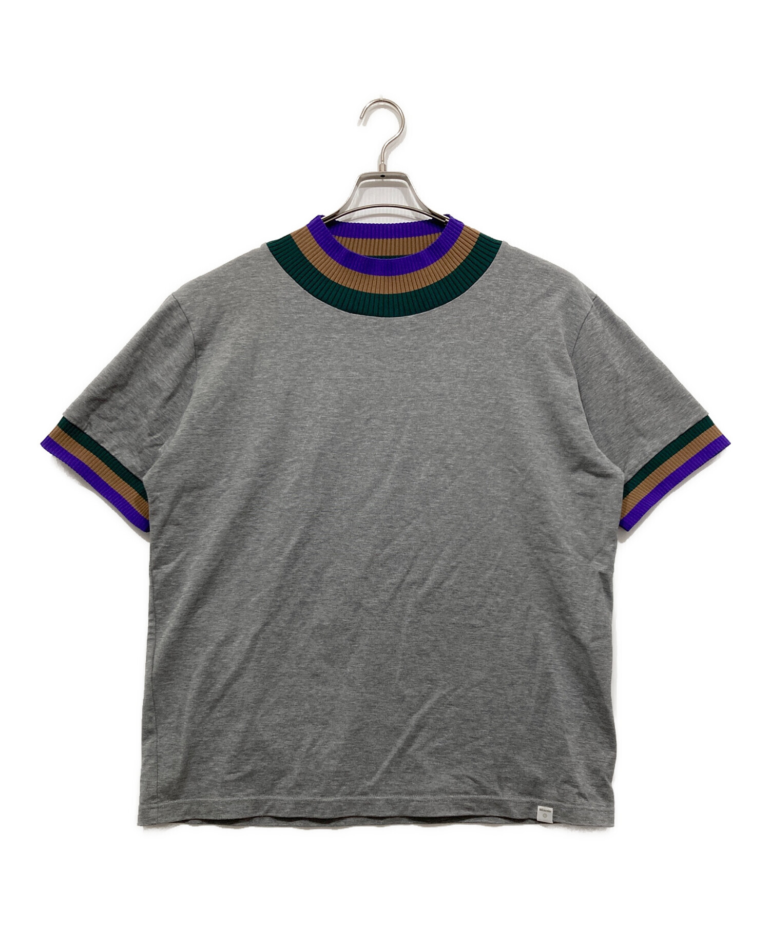 中古・古着通販】kolor/BEACON (カラービーコン) RINGER TEE グレー 
