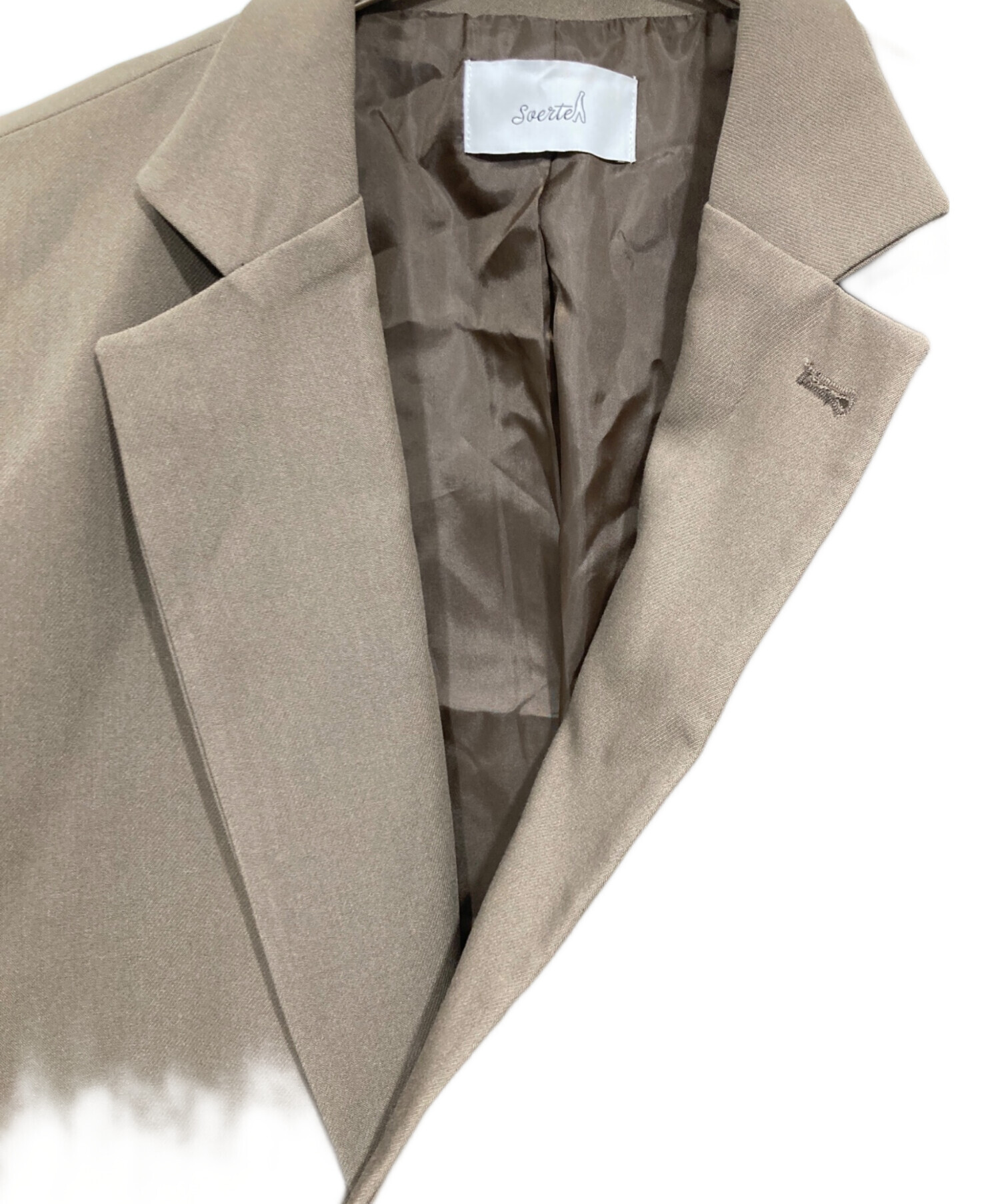 中古・古着通販】soerte (ソエルテ) オーバーサイズダブルブレスト