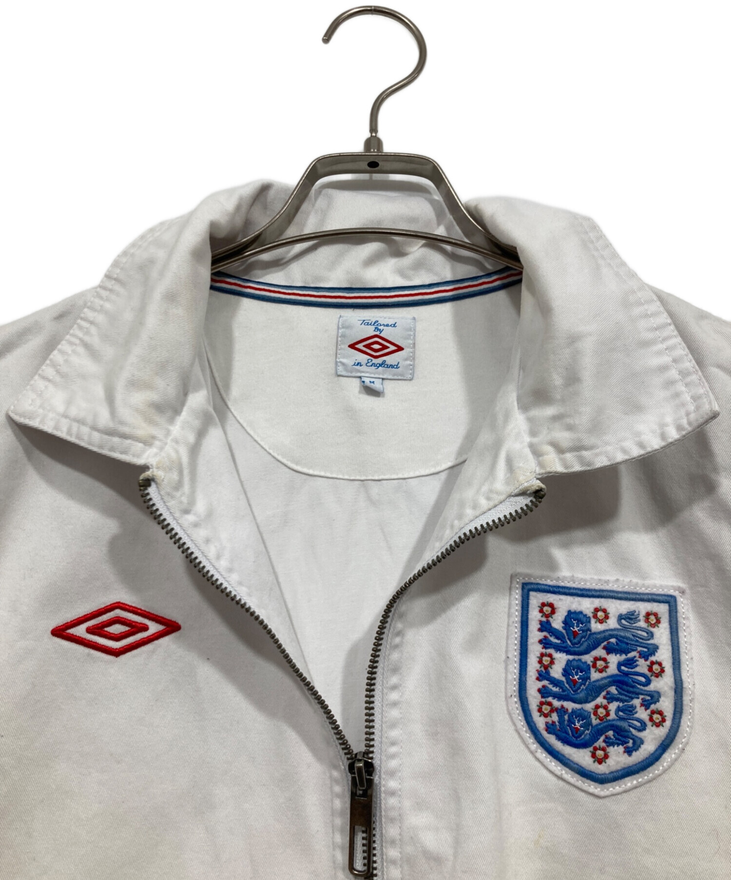 中古・古着通販】UMBRO (アンブロ) ハーフジップドリルトップ ホワイト