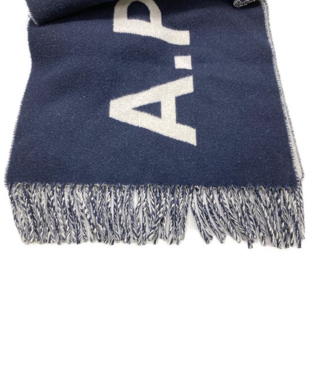 中古・古着通販】A.P.C. (アーペーセー) Angle マフラー/ビッグロゴ