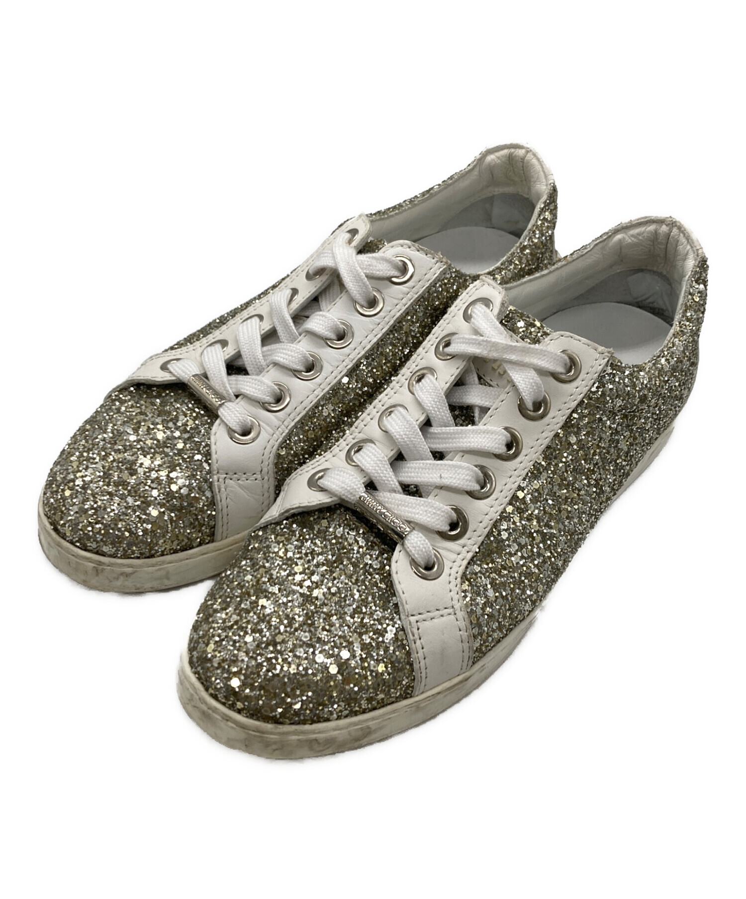 ジミーチュウ jimmy choo CASH グリッター スニーカー 【公式通販】