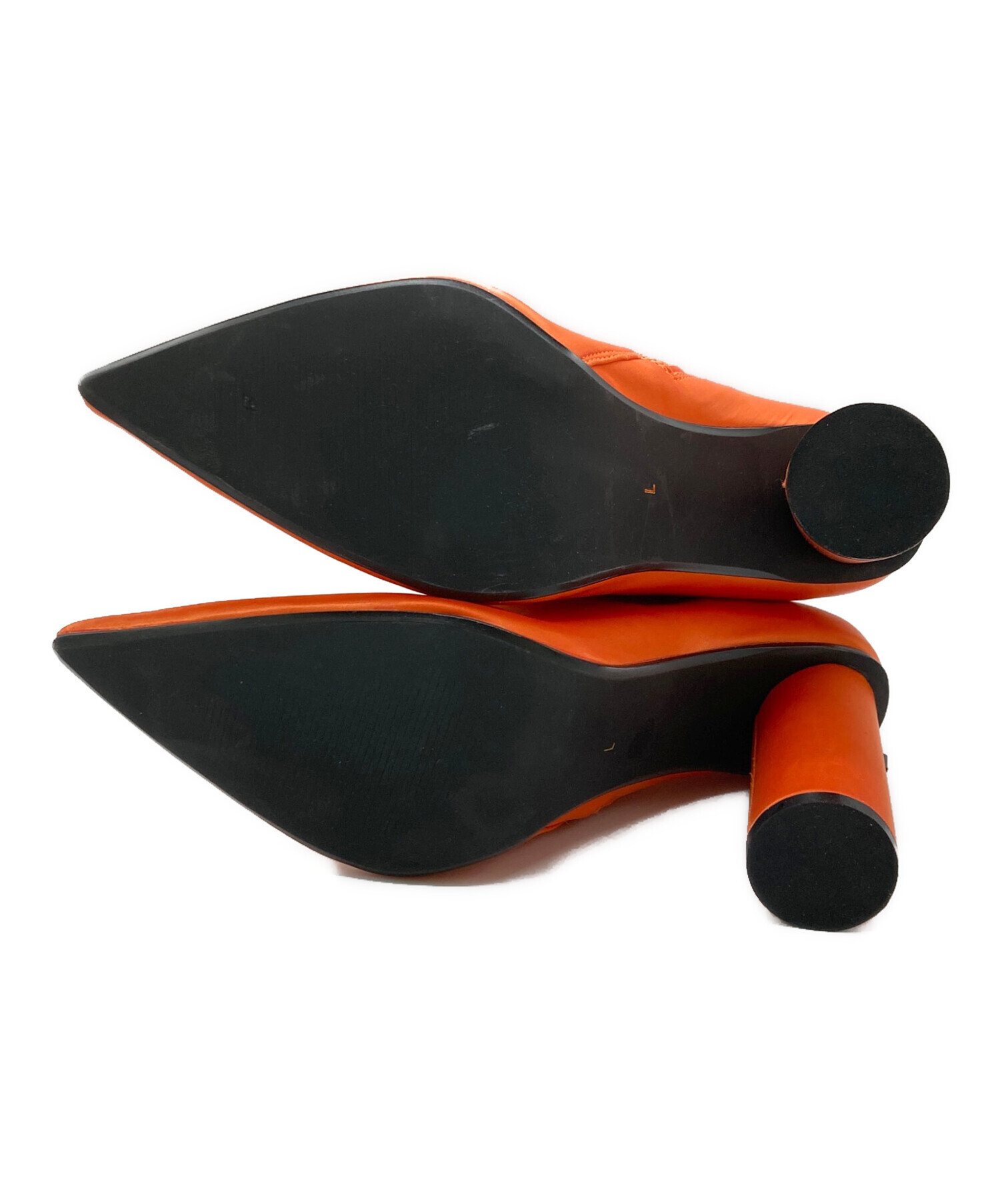 中古・古着通販】YELLO (イエロー) サイドジップブーツ オレンジ