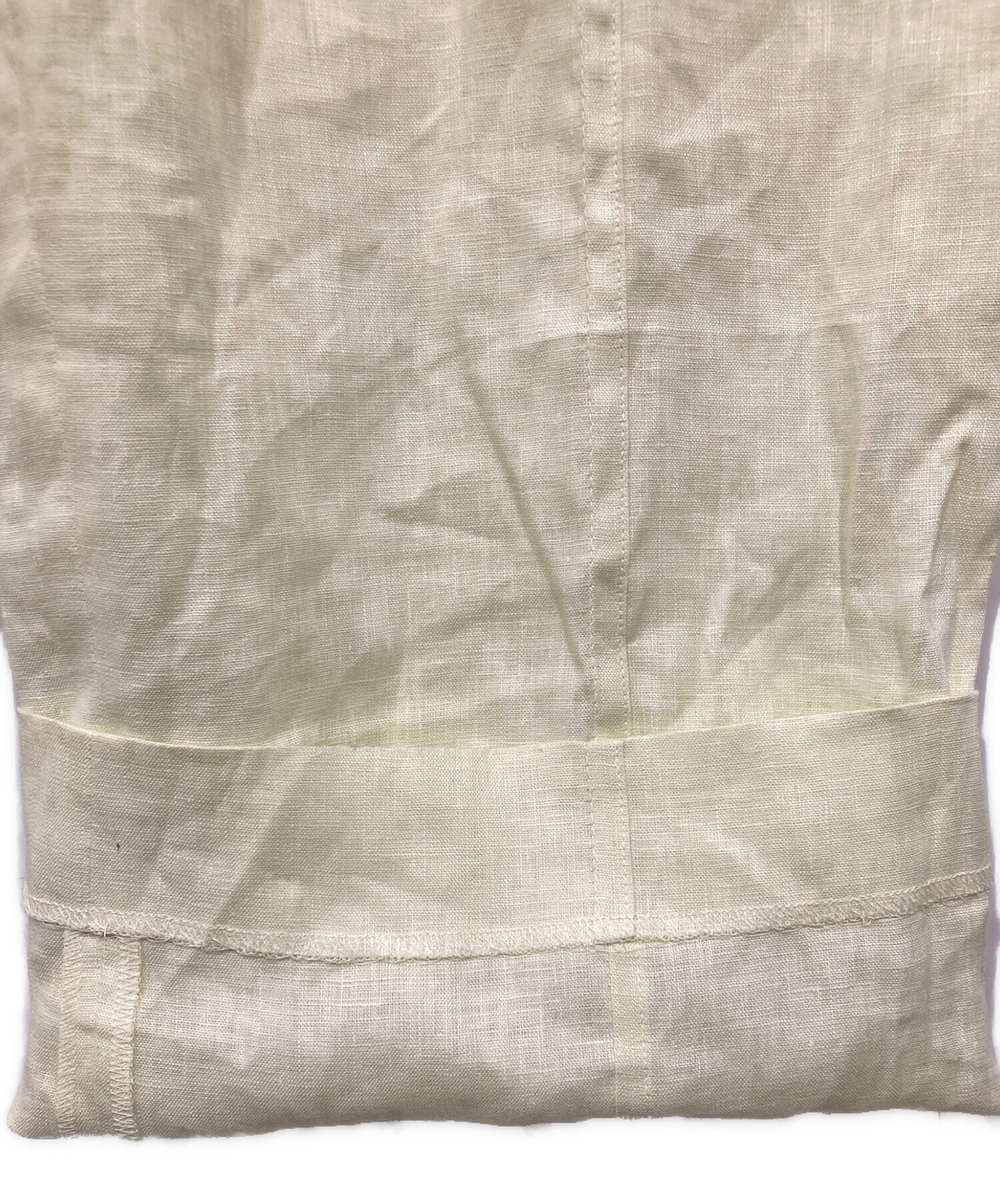 中古・古着通販】ebure (エブール) ボタニカルリネン ワイドイージー