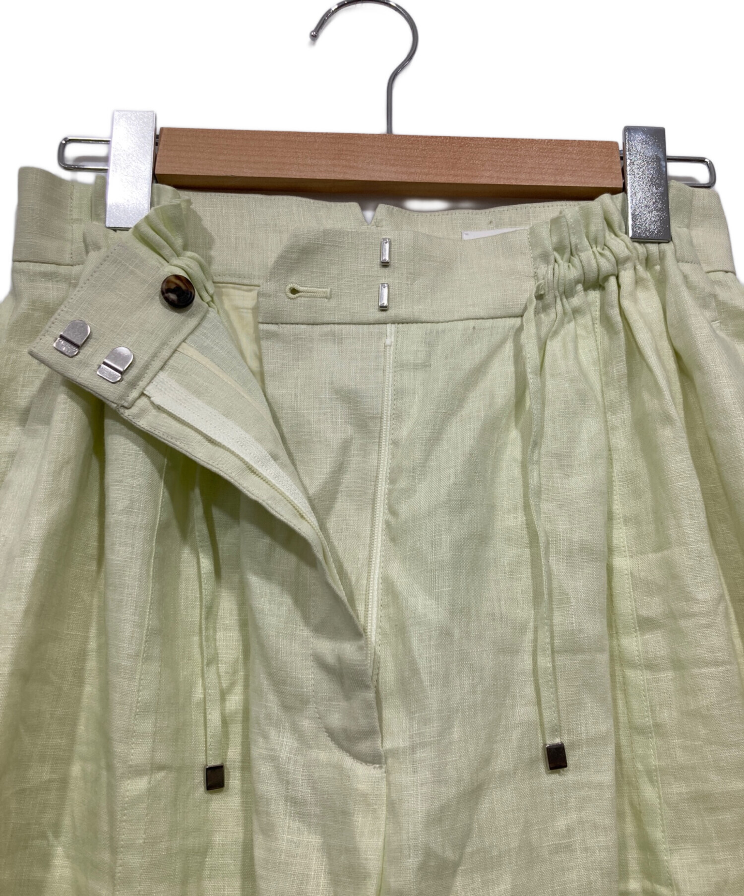 中古・古着通販】ebure (エブール) ボタニカルリネン ワイドイージー