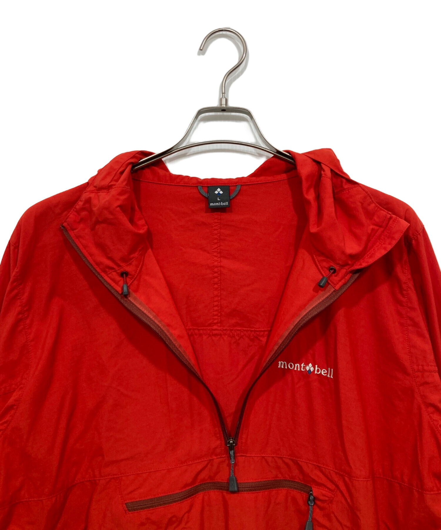 中古・古着通販】mont-bell (モンベル) O.D.アノラック レッド サイズ