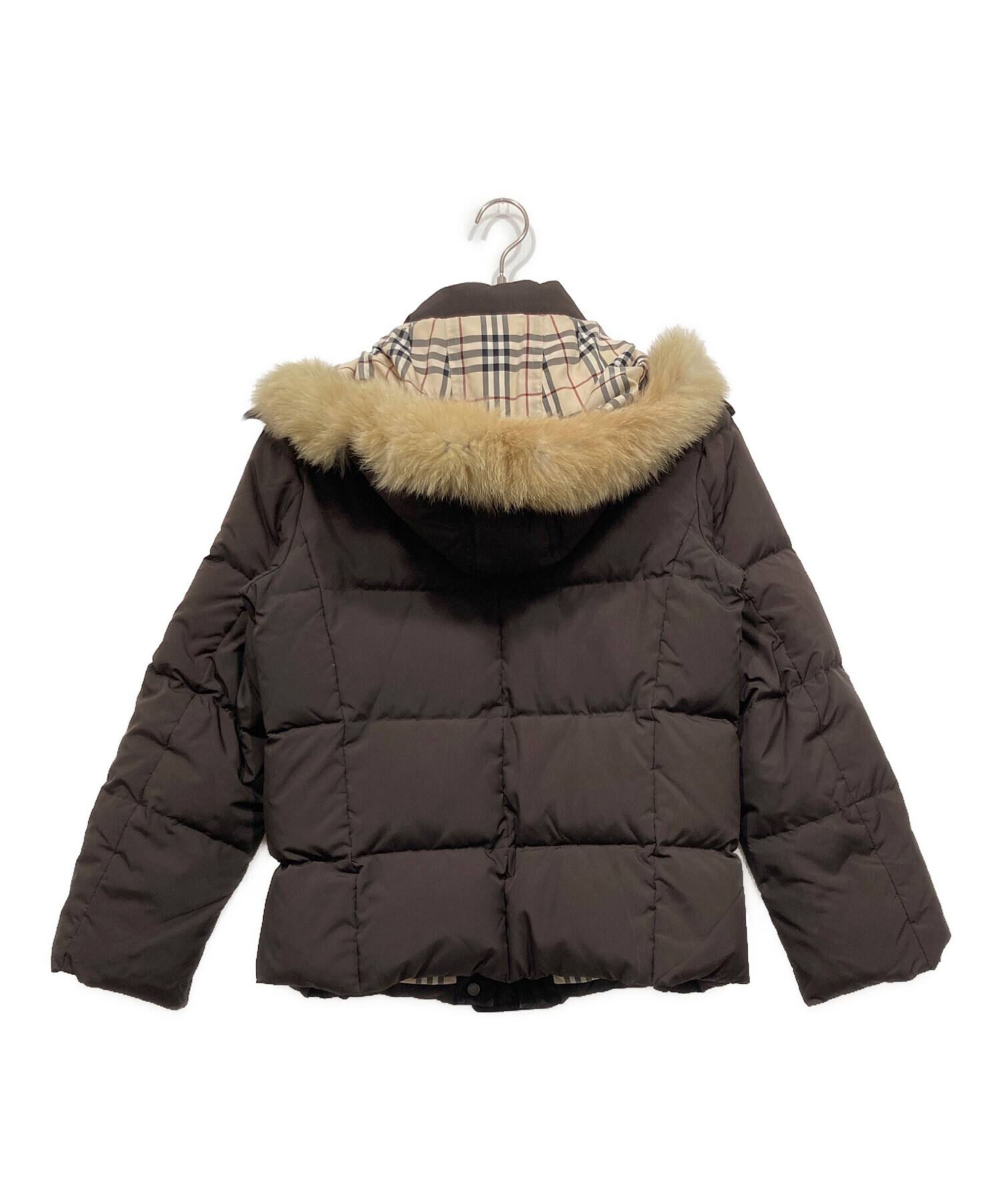 中古・古着通販】BURBERRY LONDON (バーバリーロンドン) ファーダウン