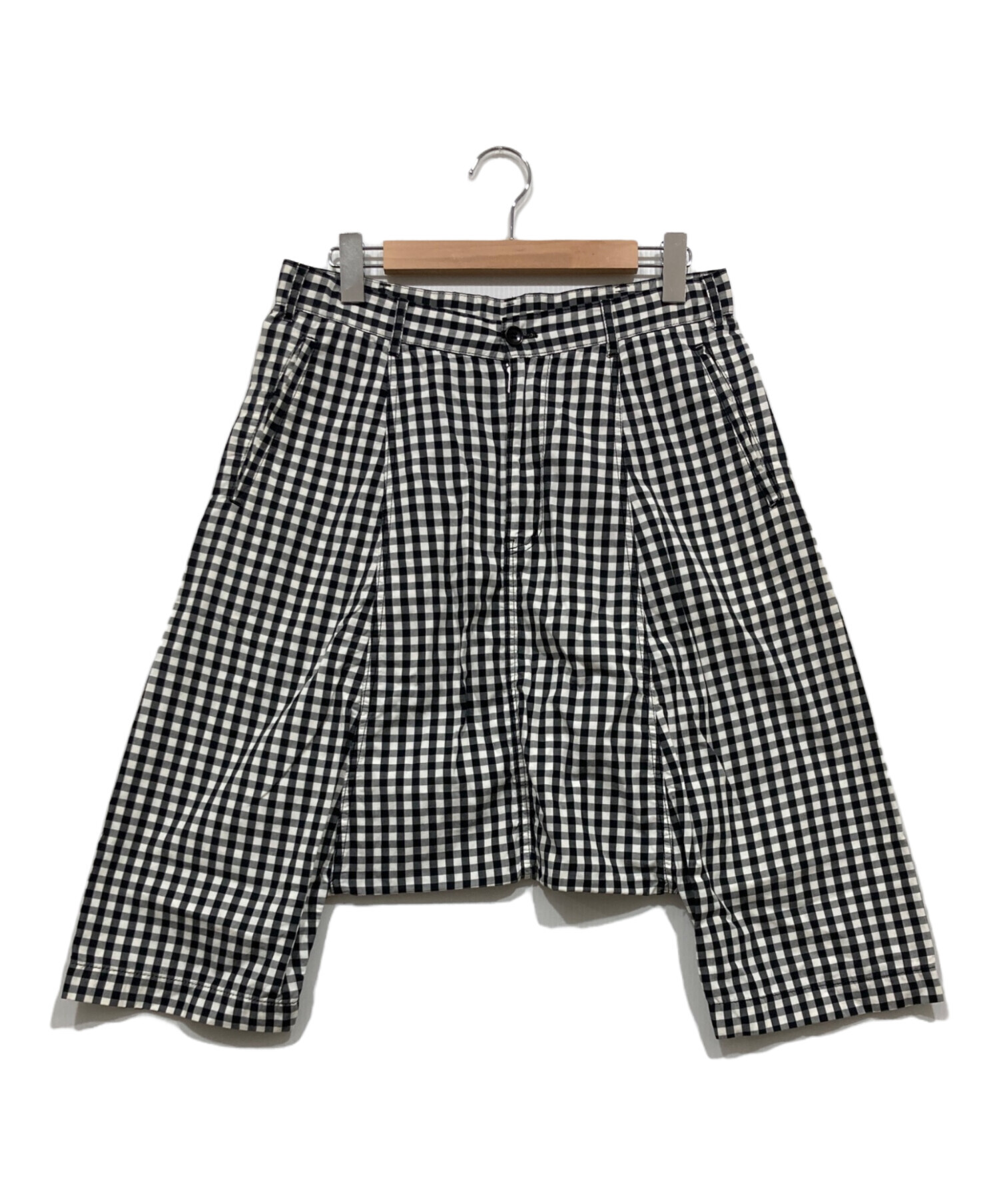 BLACK COMME des GARCONSエステルギンガムチェック サルエル 中古・古着通販】BLACK COMME des GARCONS (ブラック コムデギャルソン