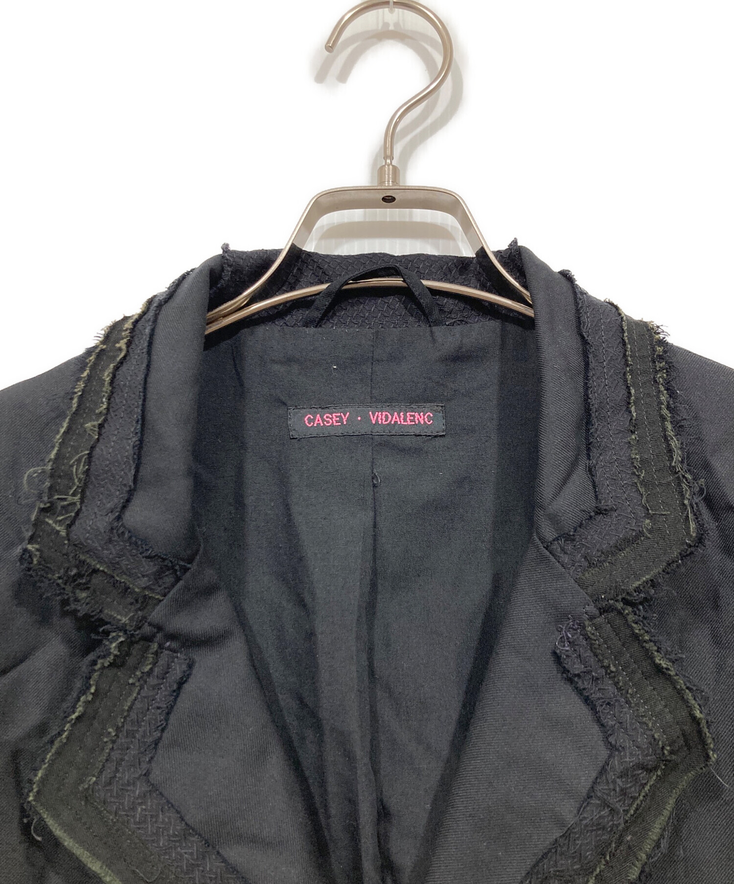 CASEY VIDALENC ブラック テーラードジャケット CASEY VIDALENC ブラック テーラードジャケット ShinjiJediMoriyama