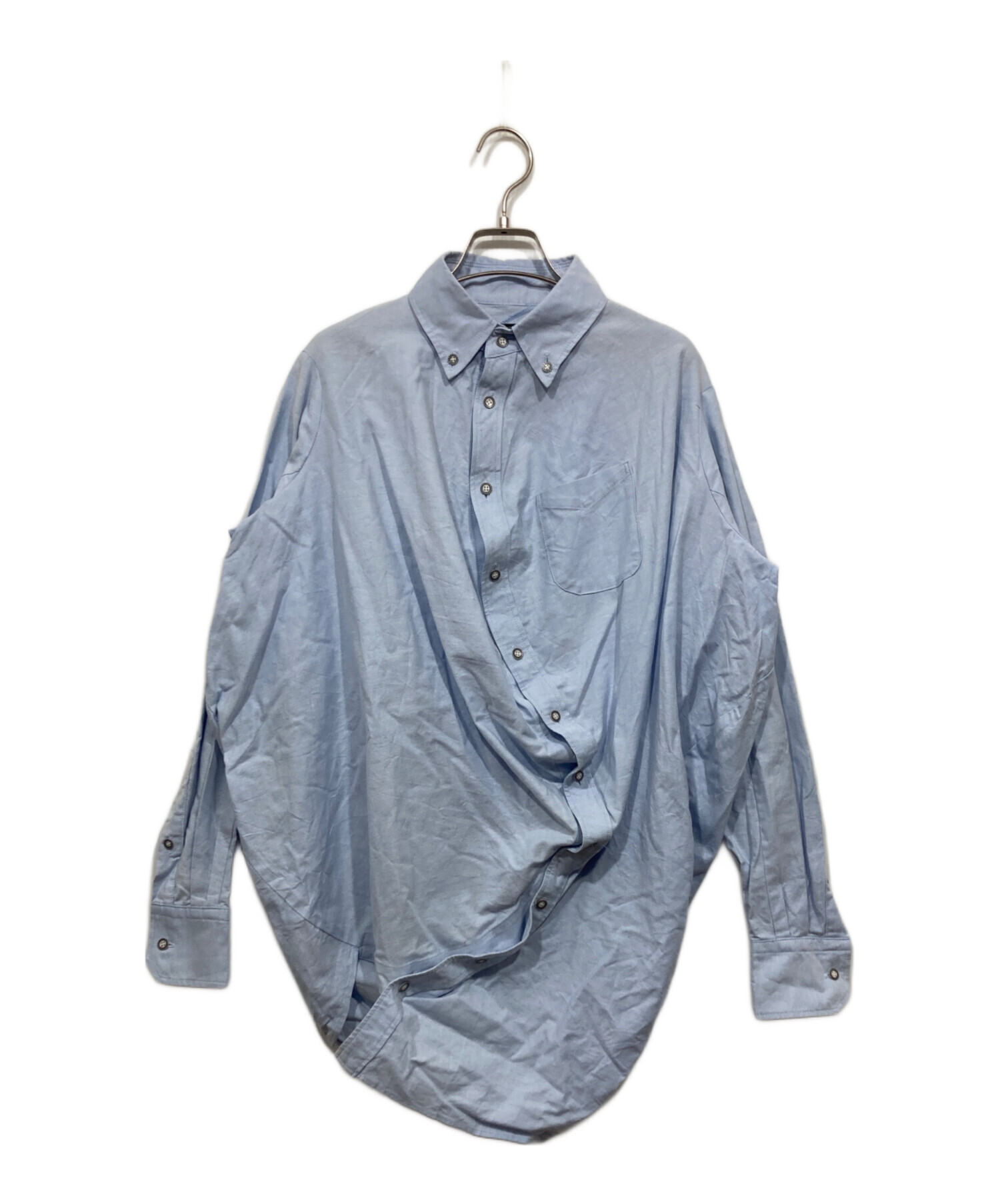 新品 ANREALAGE アンリアレイジ シャツ 46 黒×白 17SS