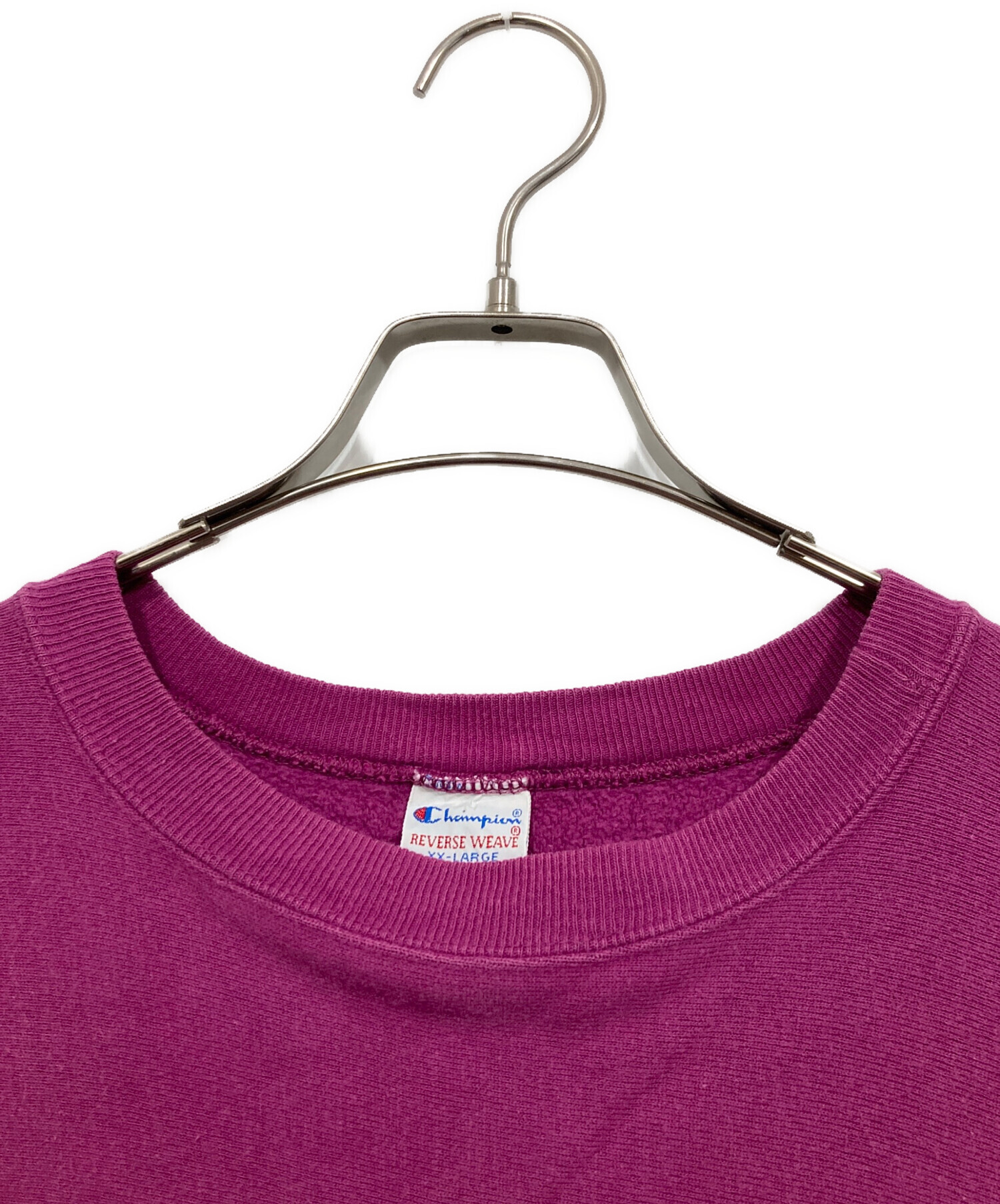 ビンテージスウェット リバースウィーブ 桜ピンク レアカラー 実寸XL 90年代 USA製 Champion チャンピオン REVERSE WEAVE リバースウィーブ