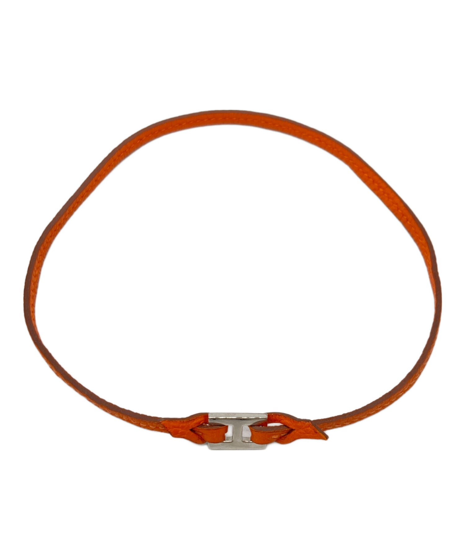 中古・古着通販】HERMES (エルメス) ティレット レザーブレスレット 