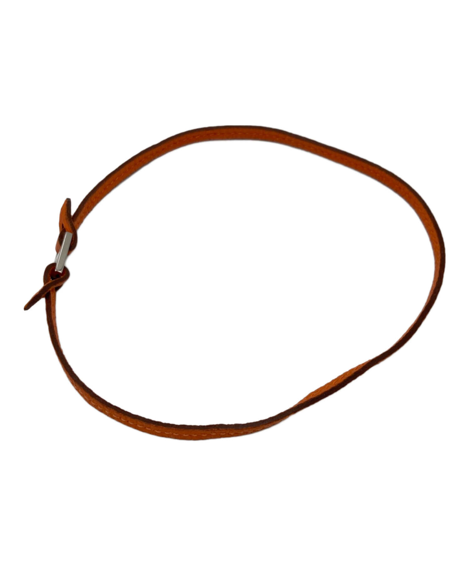 中古・古着通販】HERMES (エルメス) ティレット レザーブレスレット