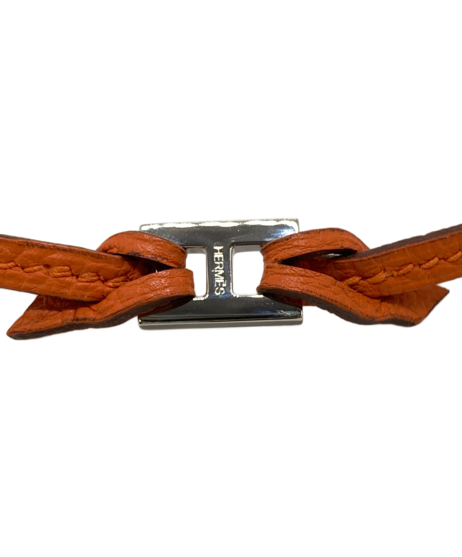 中古・古着通販】HERMES (エルメス) ティレット レザーブレスレット