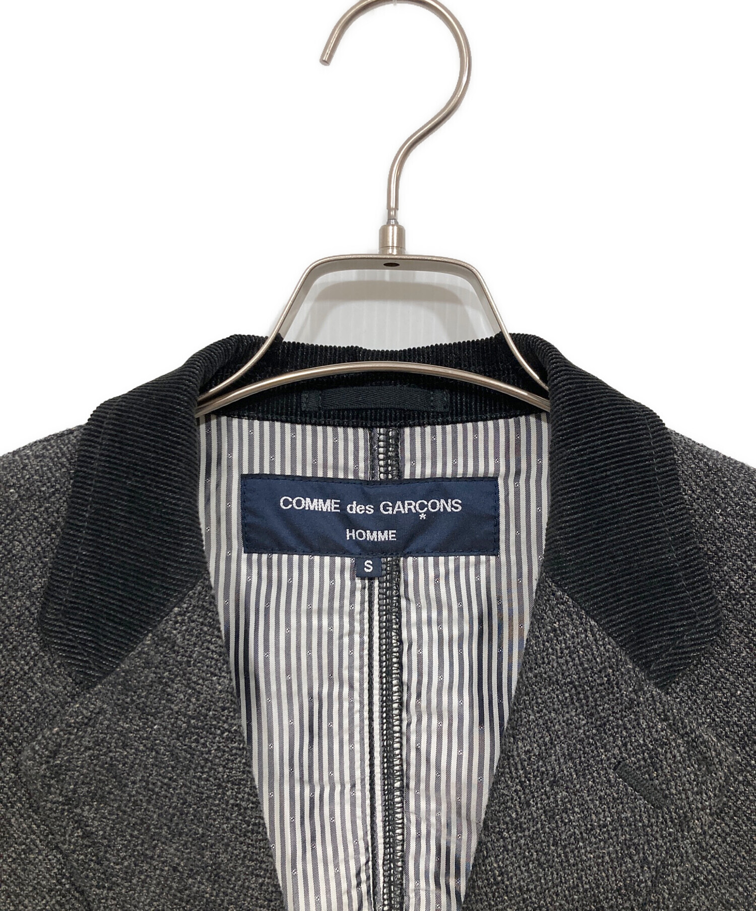 COMME des GARÇONS HOMME テーラードジャケット グレー COMME des GARCONS HOMME DEUXのテーラードジャケット（グレー系）を