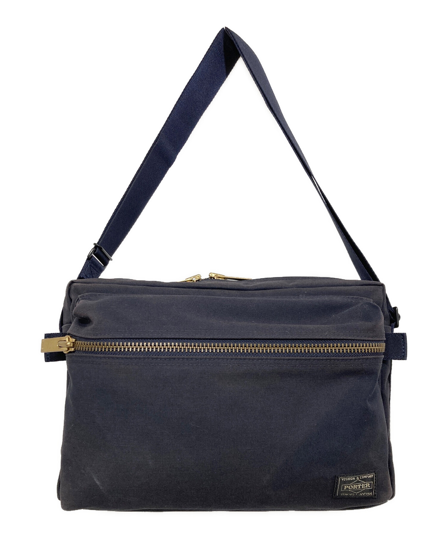 PORTER ネイビー ショルダーバッグ PLAN(プラン) 2WAY SHOULDER BAG