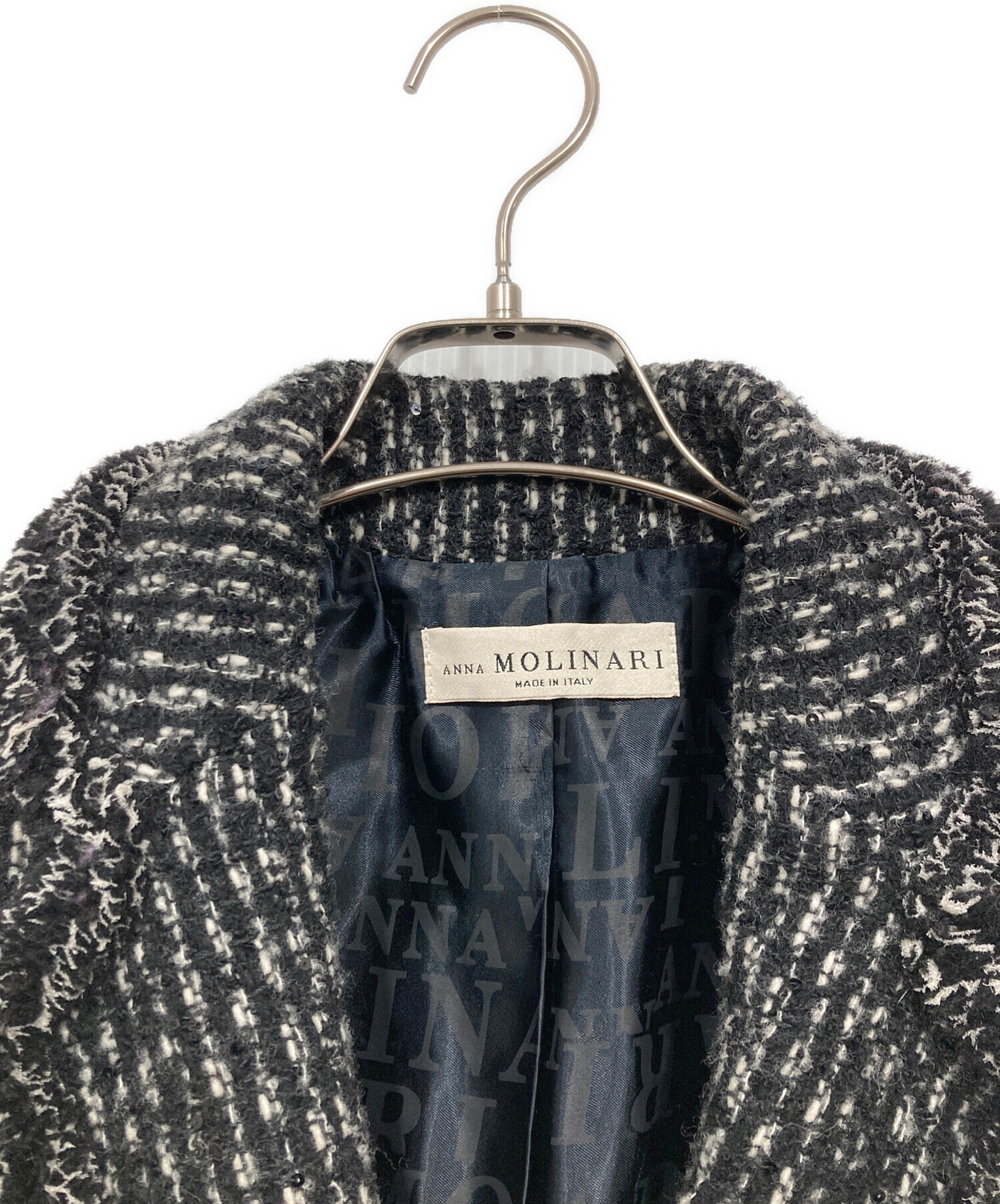 中古・古着通販】ANNA MOLINARI (アンナ モリナーリ) ツイード