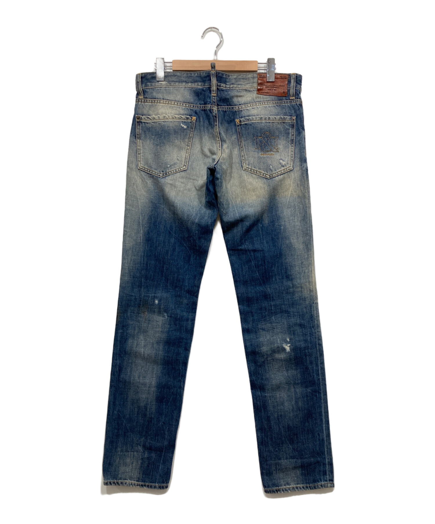 DSQUARED2 ディースクエアード ダメージ加工 デニムパンツ リペア加工 