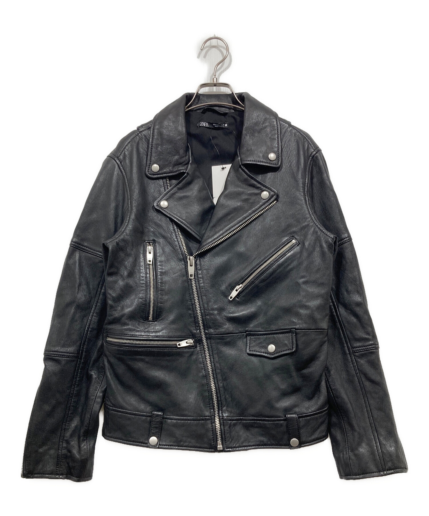 ZARA ライダースジャケット フェイクレザー ライダースジャケット