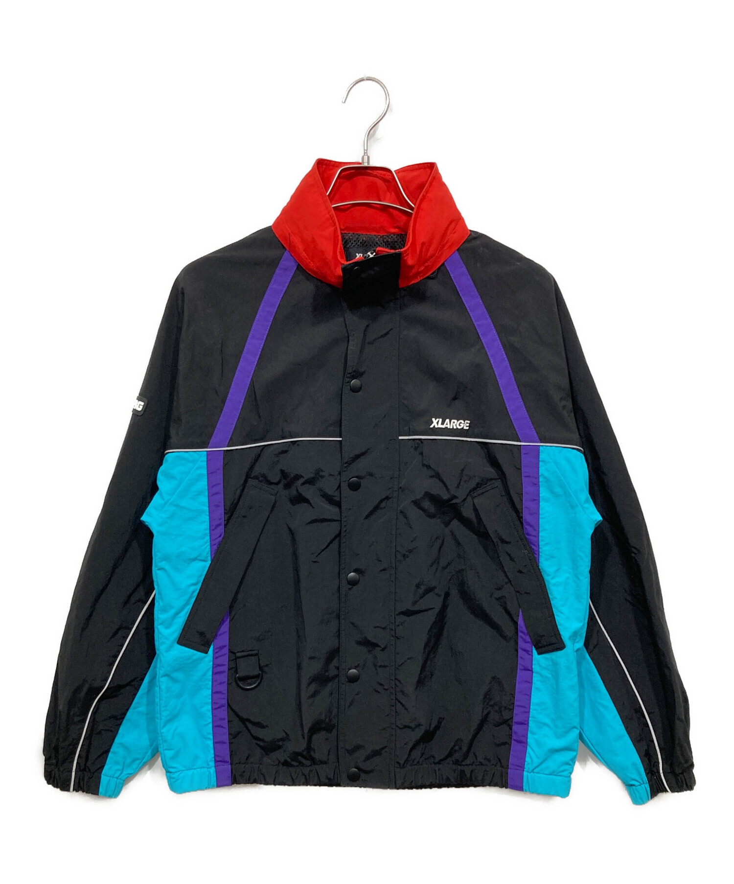 XLARGE ブラック ナイロンジャケット