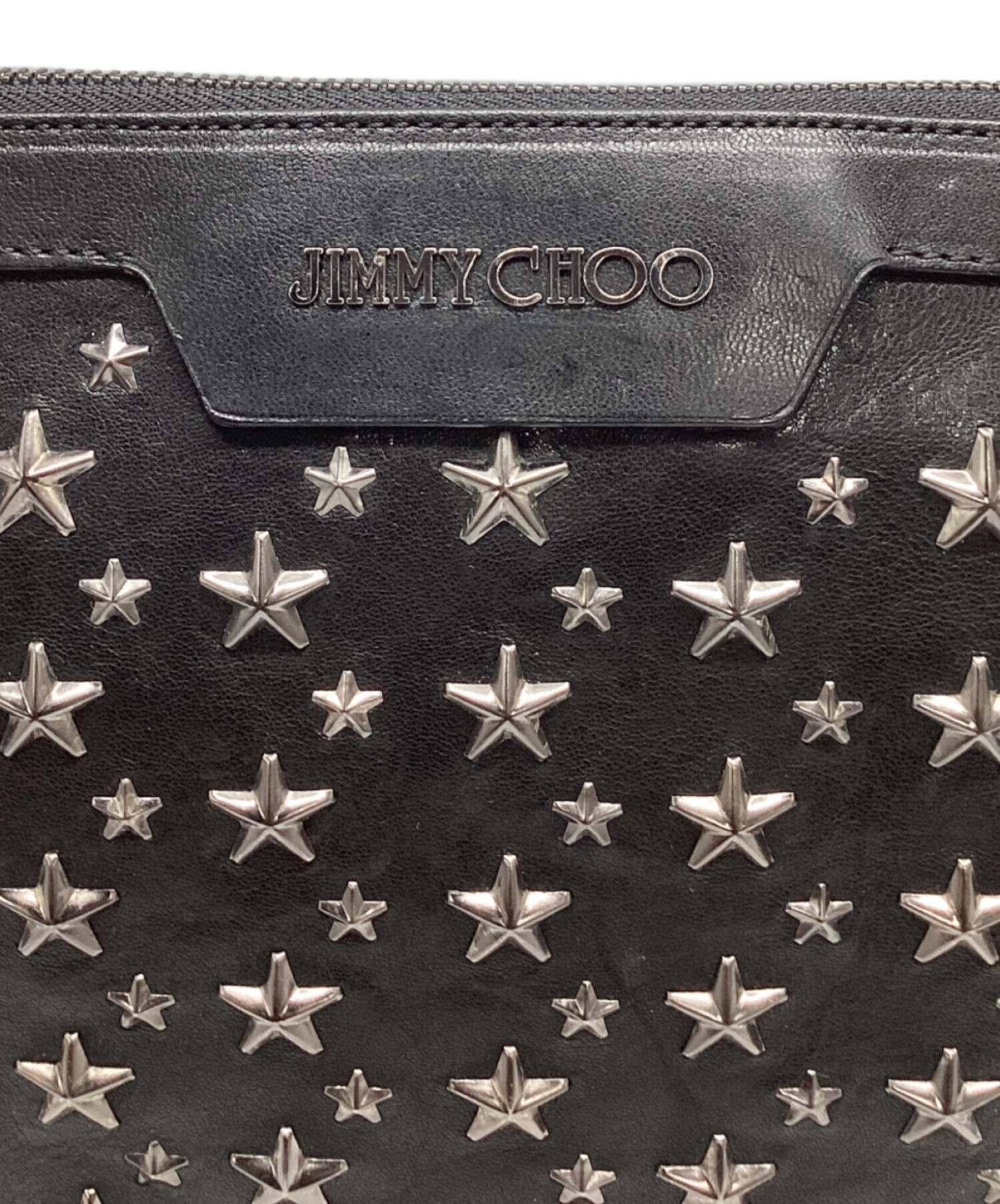 中古・古着通販】JIMMY CHOO (ジミーチュウ) スタースタッズ クラッチ