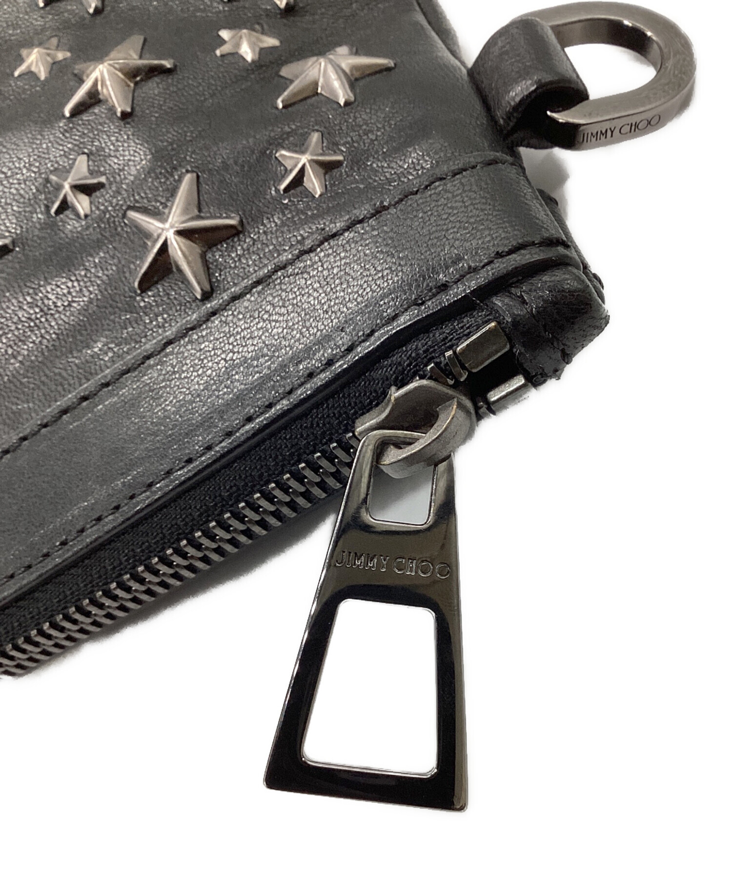 中古・古着通販】JIMMY CHOO (ジミーチュウ) スタースタッズ クラッチ