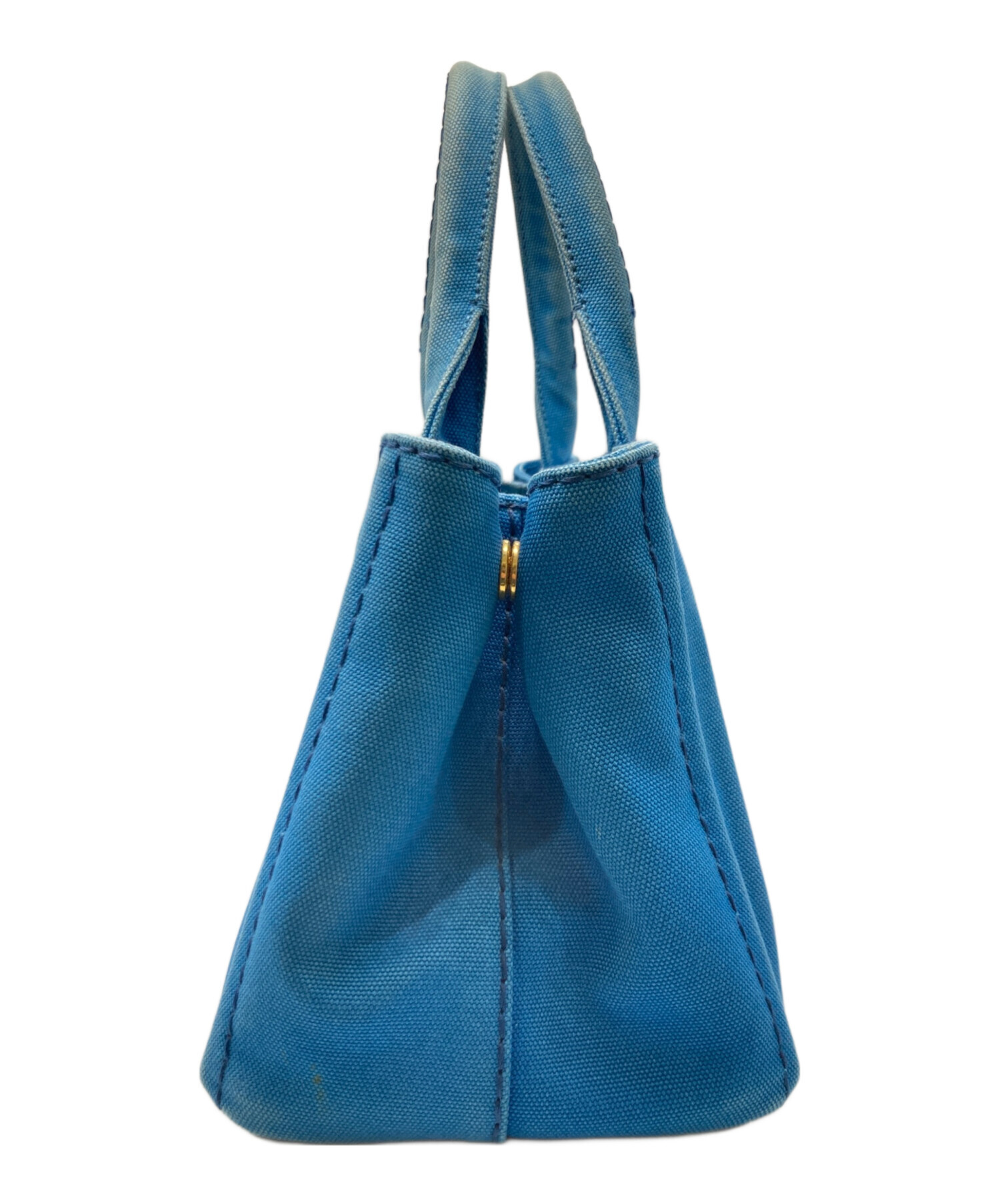 中古・古着通販】PRADA (プラダ) カナパ 2WAYハンドバッグ ブルー