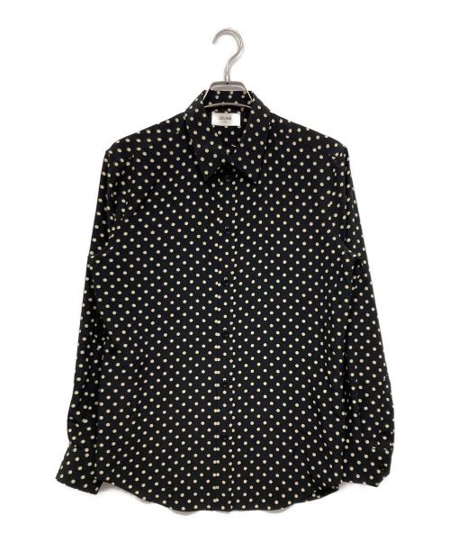 中古・古着通販】CELINE (セリーヌ) クラシックシルクドットシャツ