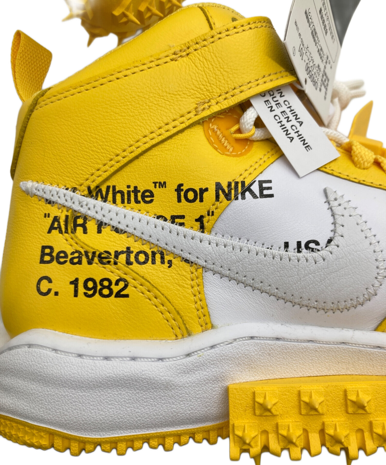 中古・古着通販】NIKE (ナイキ) OFFWHITE (オフホワイト) エアフォース 