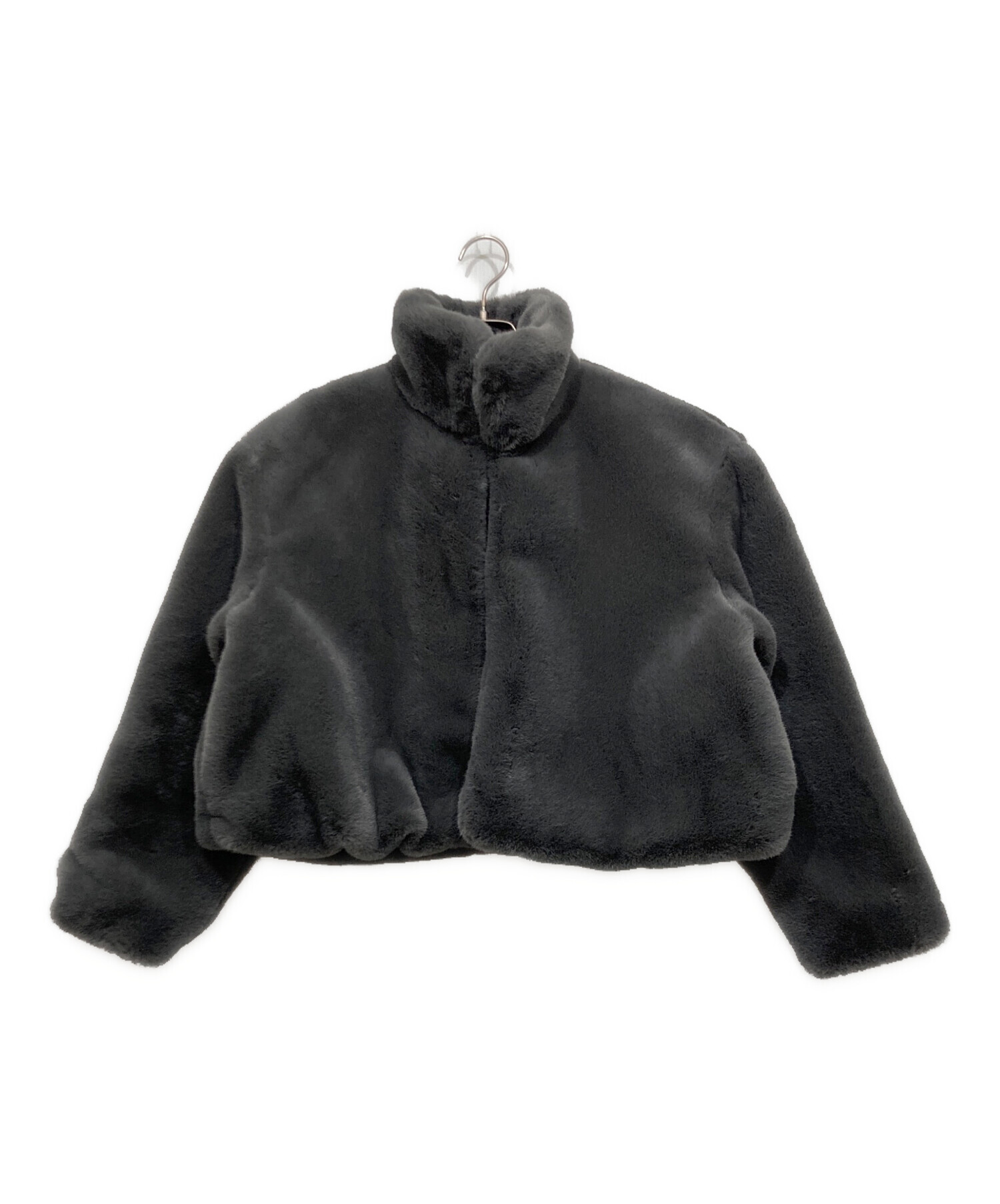 中古・古着通販】moussy (マウジー) FAUX FUR STAND COLLAR ジャケット
