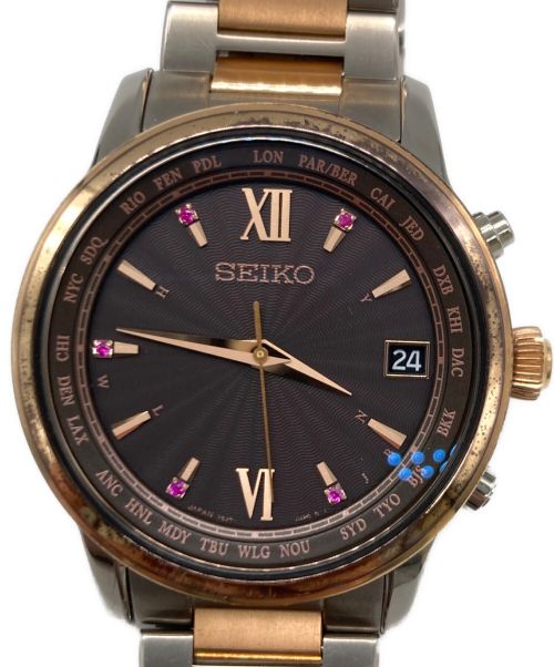 SEIKO ブライツ 中古・古着通販】SEIKO (セイコー) ブライツ 5Pルビー ブラウン