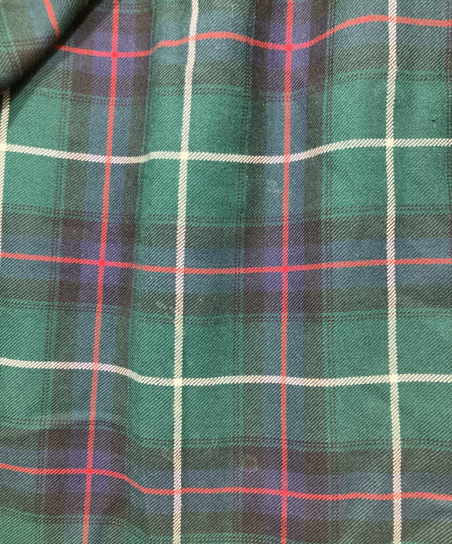タータンチェック ロングプリーツラップスカート　GLEN NEVIS 中古・古着通販】GLEN NEVIS (グレン ネイビス) プリーツチェック