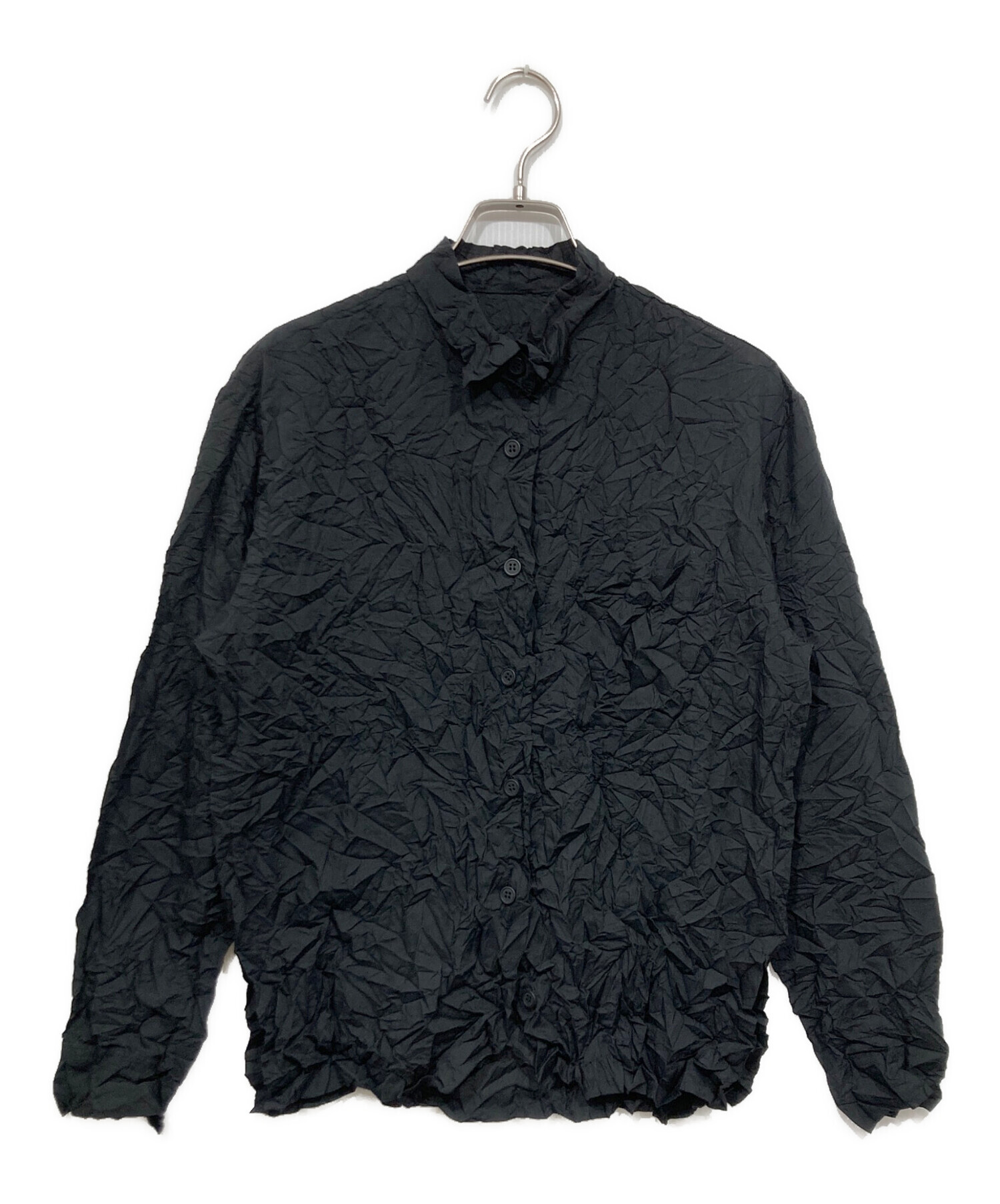 中古・古着通販】ISSEY MIYAKE (イッセイミヤケ) シワ加工シャツ