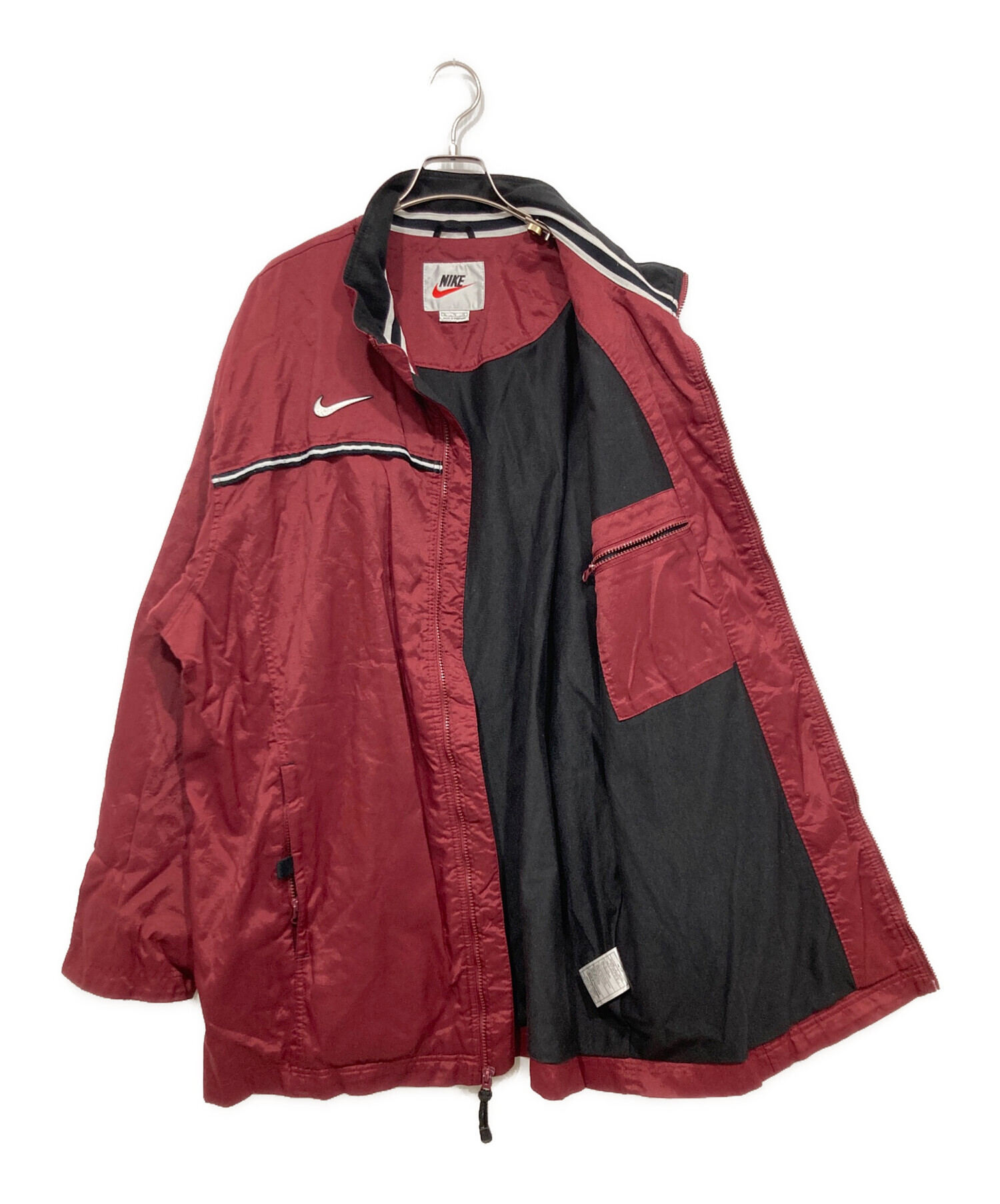 Nike ヨーロッパ購入 vintage ナイロンジャケット ヴィンテージ 90年代 NIKE INTERNATIONAL ナイキ ワッペン スウォッシュ刺繍