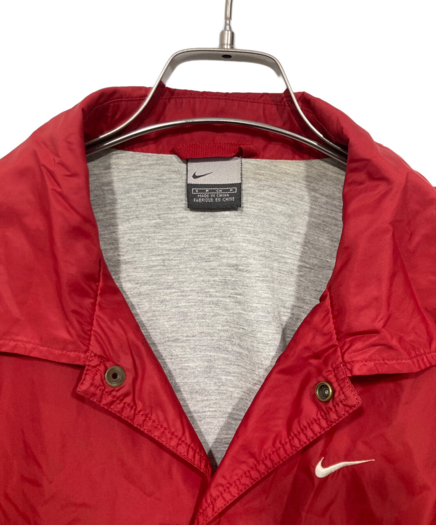 中古・古着通販】NIKE (ナイキ) コーチジャケット レッド サイズ:S 
