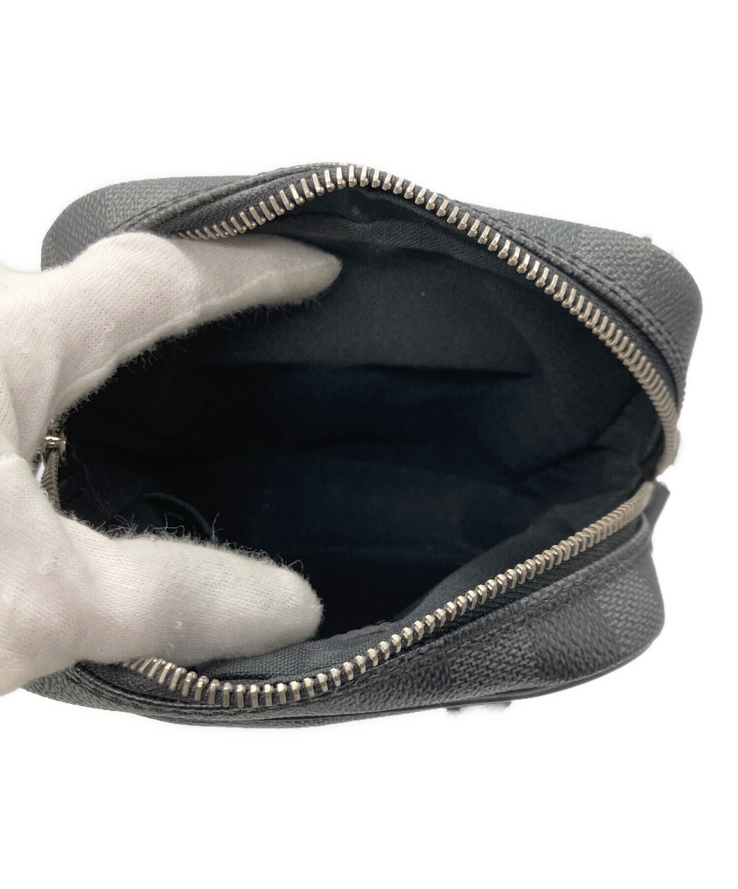 LOUIS VUITTON レム ショルダーバッグ ダミエ グラフィット ルイ・ヴィトン LOUIS VUITTON レム N41446 ブラック ダミエグラ