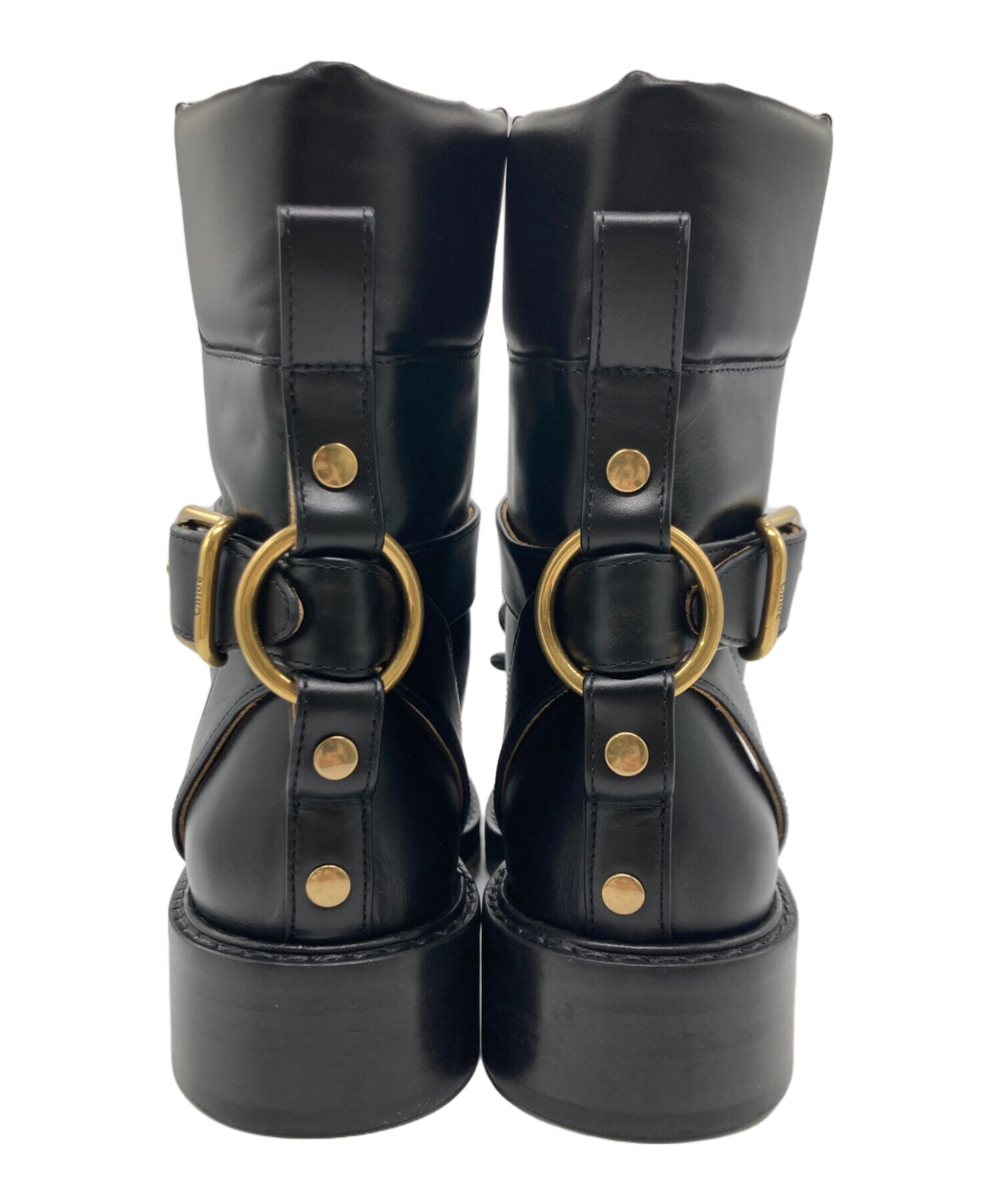 中古・古着通販】Chloe (クロエ) レザーショートブーツ / ディアヌ