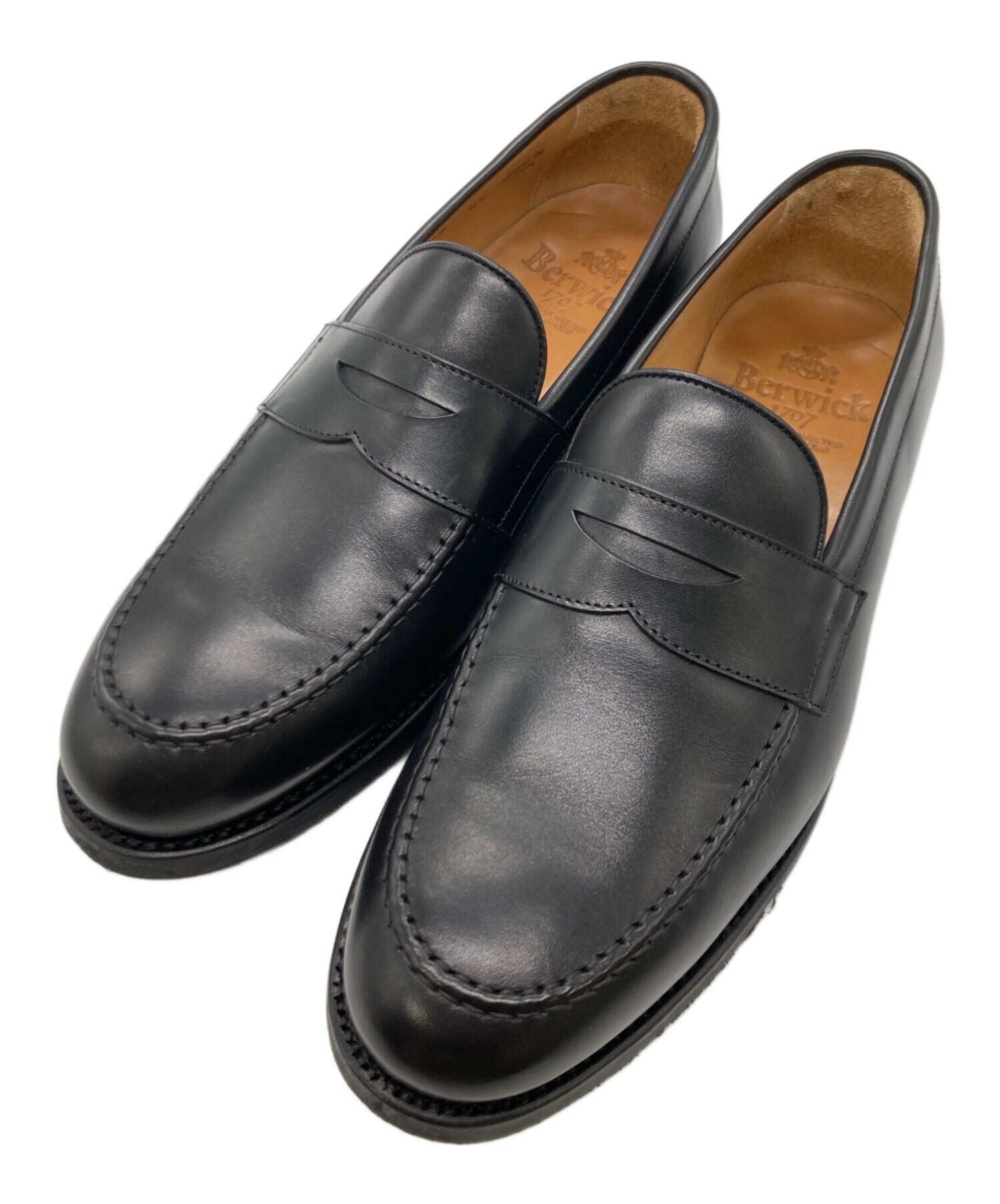 中古・古着通販】berwick (バーウィック) コインローファー ブラック  