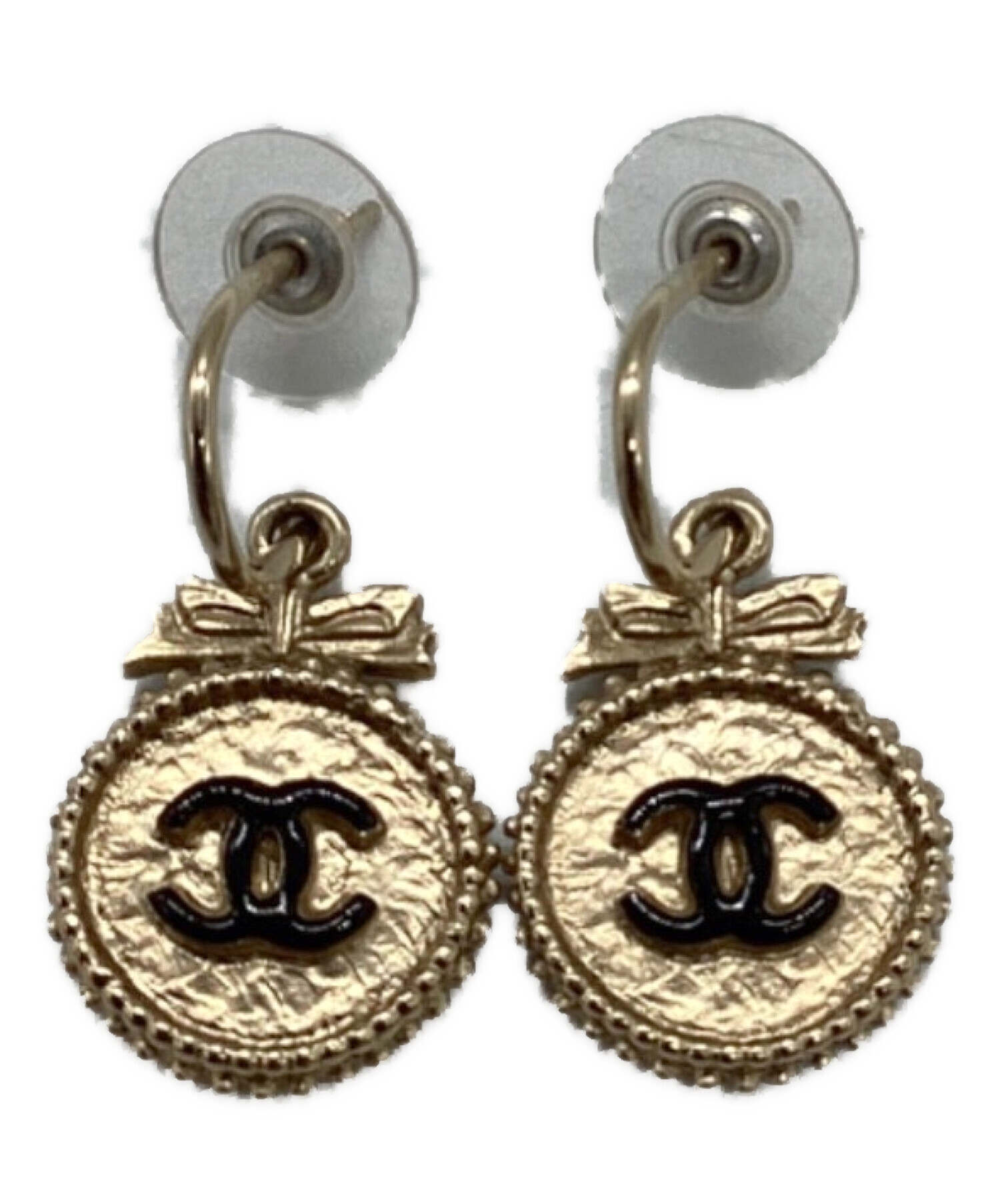 中古・古着通販】CHANEL (シャネル) ココマークサークル ピアス 
