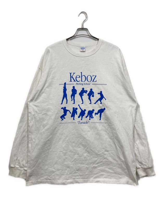 中古・古着通販】KEBOZ (ケボズ) ロングカットソー ホワイト サイズ 