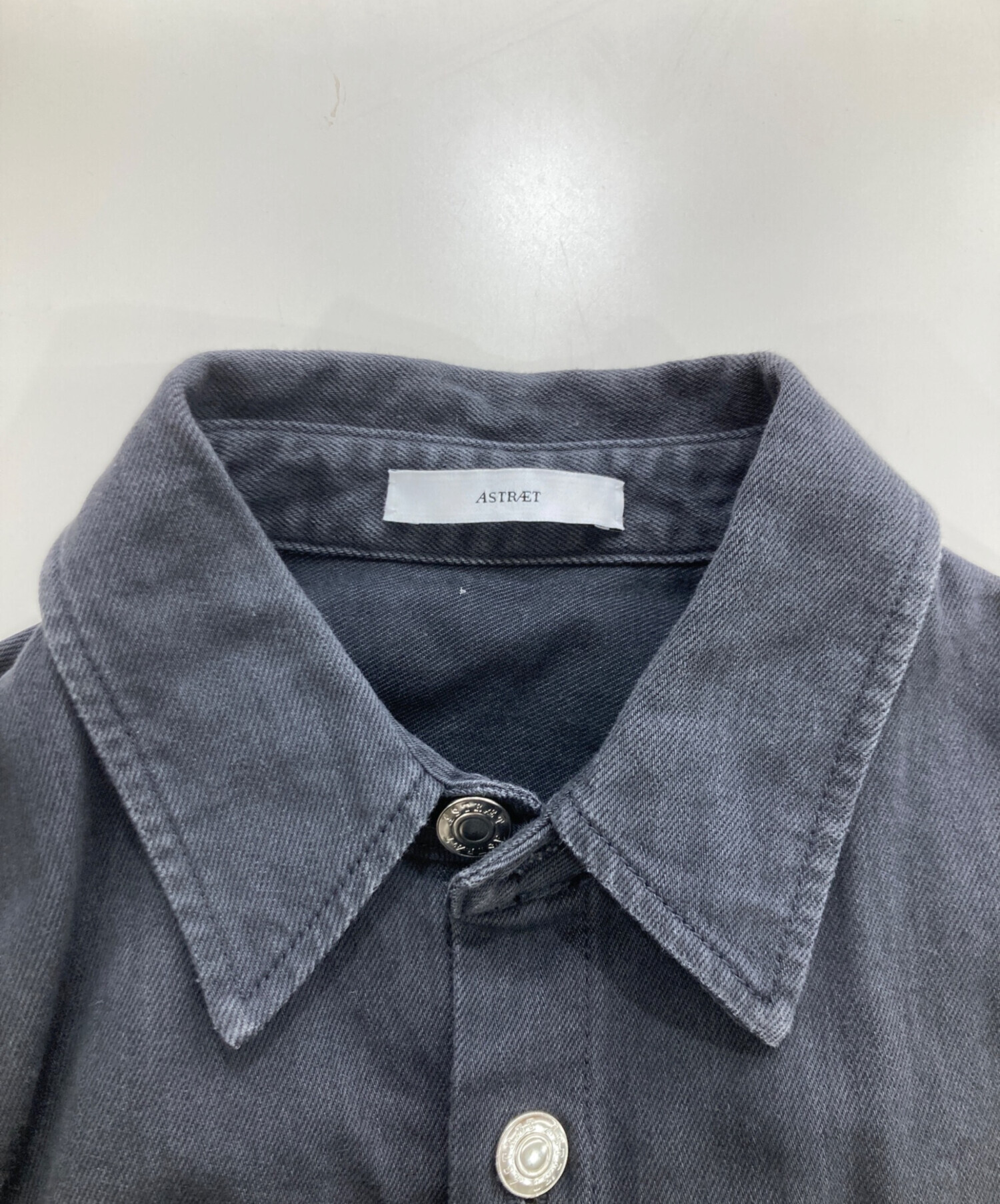 中古・古着通販】ASTRAET (アストラット) 長袖シャツ グレー サイズ 