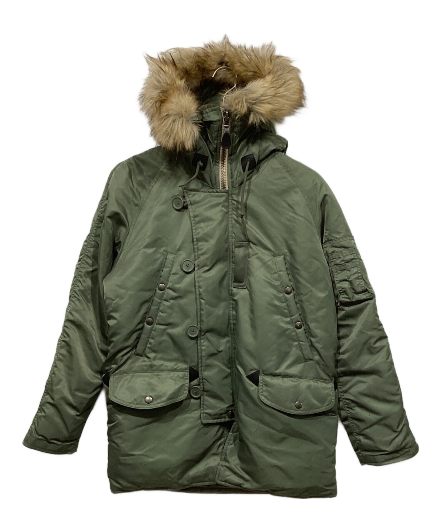 n3-b n3b アビレックス　ミリタリージャケット Ｌサイズ　グリーン　中古 中古・古着通販】AVIREX (アヴィレックス) ミリタリージャケット / N